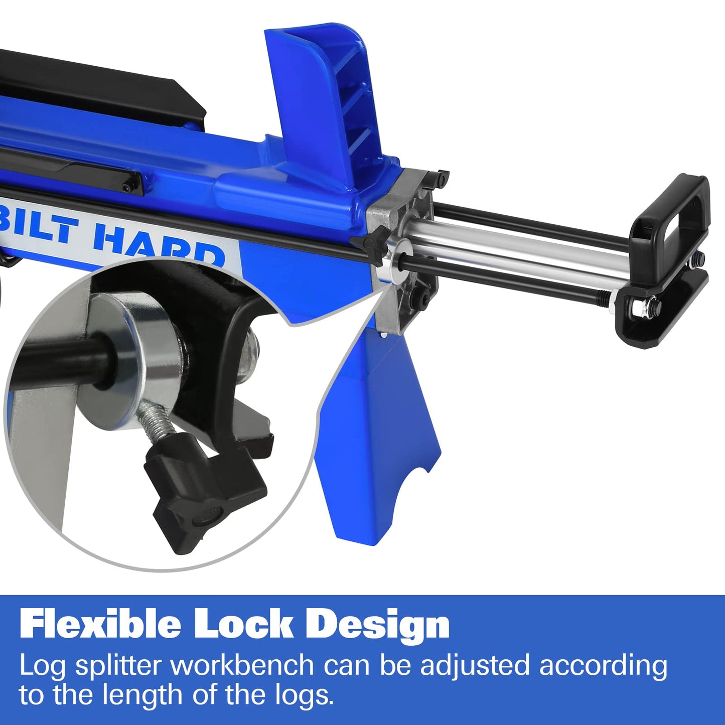 BILT HARD Log Splitter 6.5 Ton, Wood Splitter