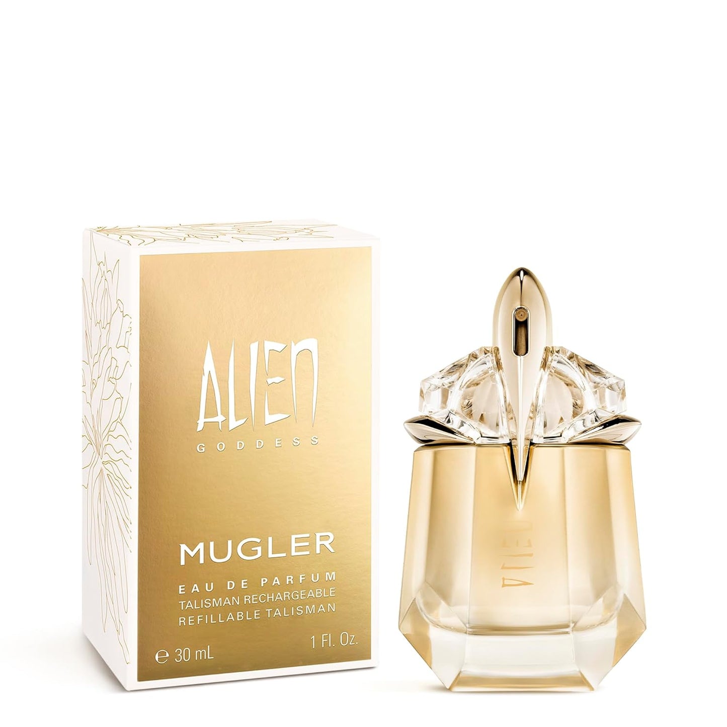 Mugler Alien Goddess - Eau de Parfum - Women's Perfume - Floral & Woody - With Bergamot, Jasmine, and Vanilla - Long Lasting Fragrance