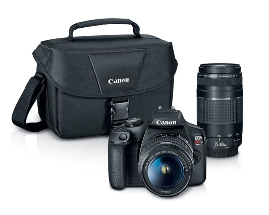 Canon EOS Rebel T7 DSLR Camera|2 Lens Kit with EF18-55mm