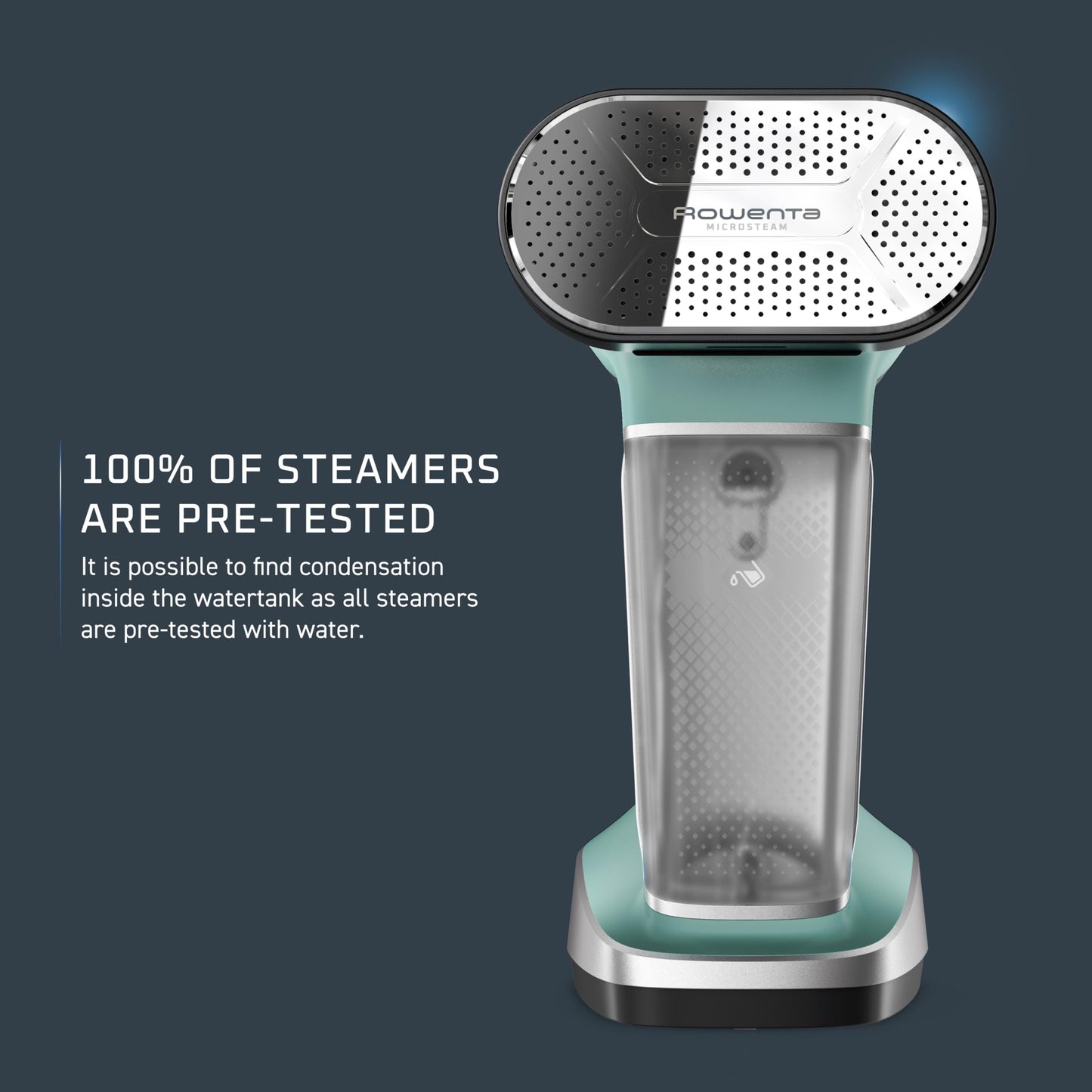 Rowenta Handheld Steamer for Clothes, Pure Force 2in1 Steamer & Iron