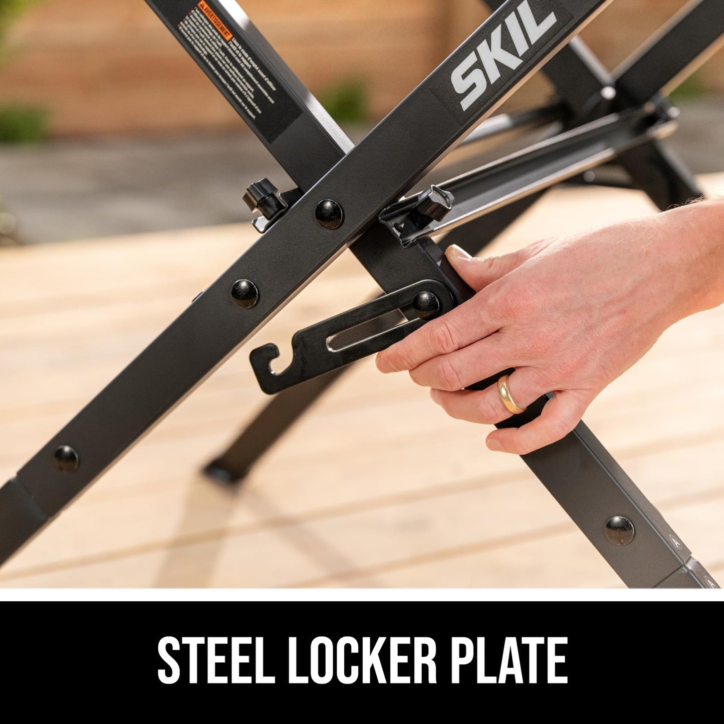 SKIL 15 Amp 10 Inch Portable Jobsite Table Saw with Folding Stand- TS6307-00