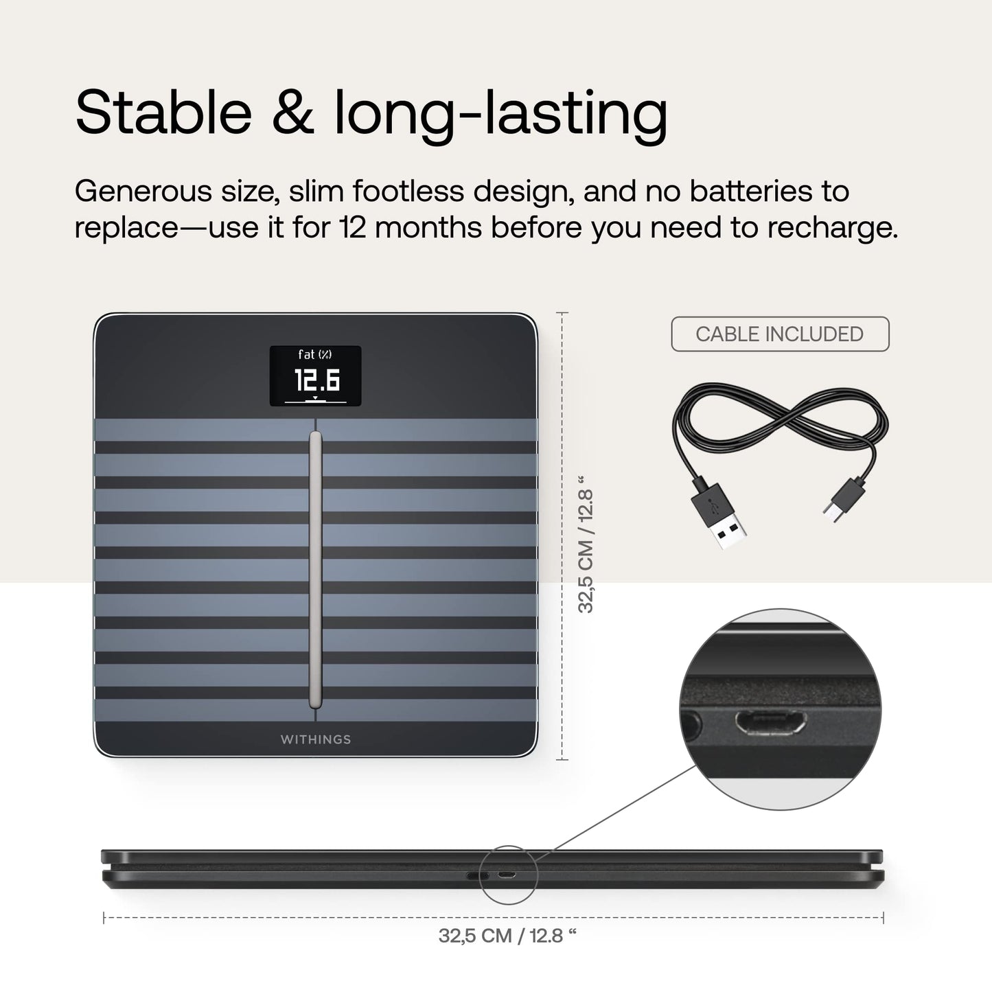 WITHINGS Smart Scales for Body Weight