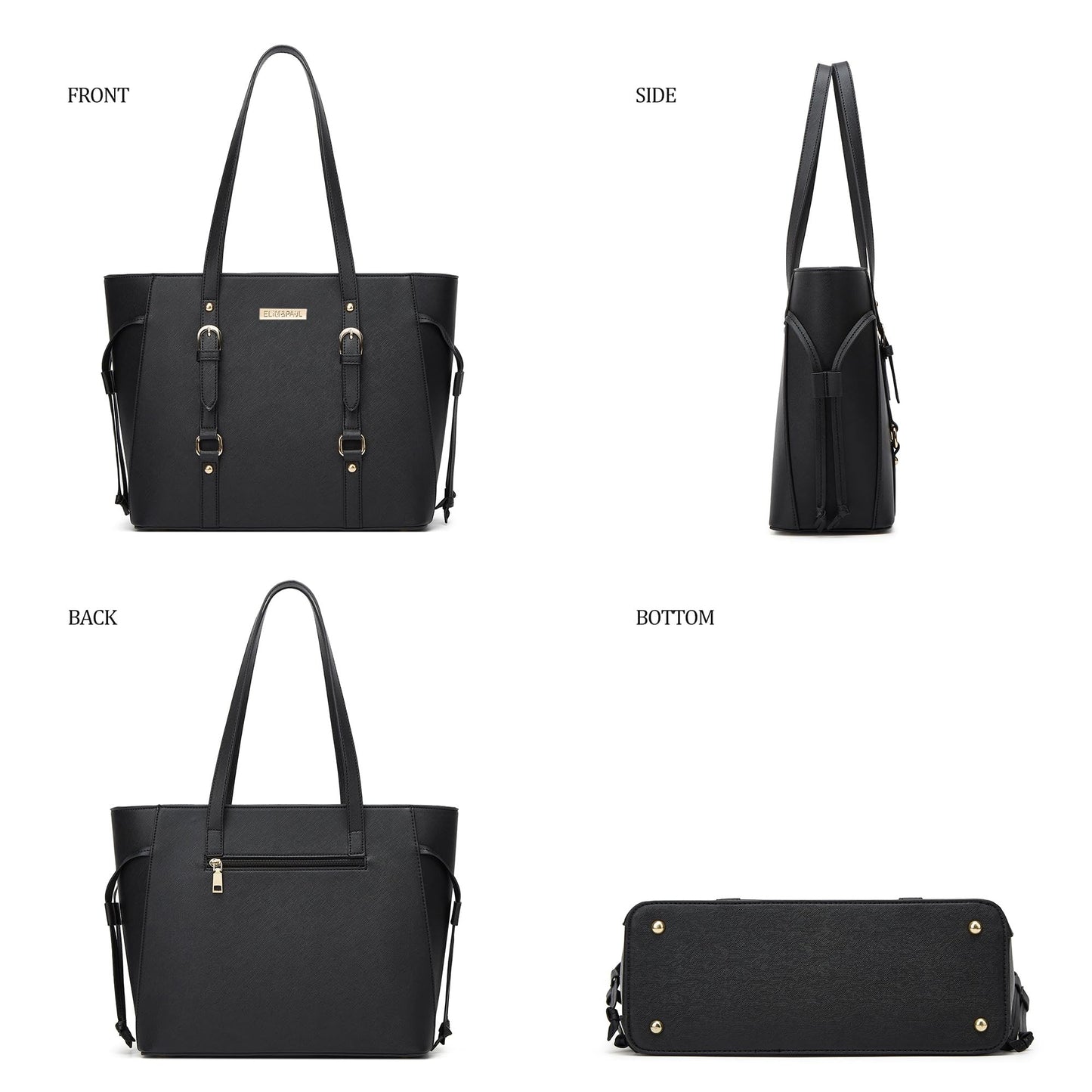 Women Fashion Synthetic Leather Handbags Set 4pcs