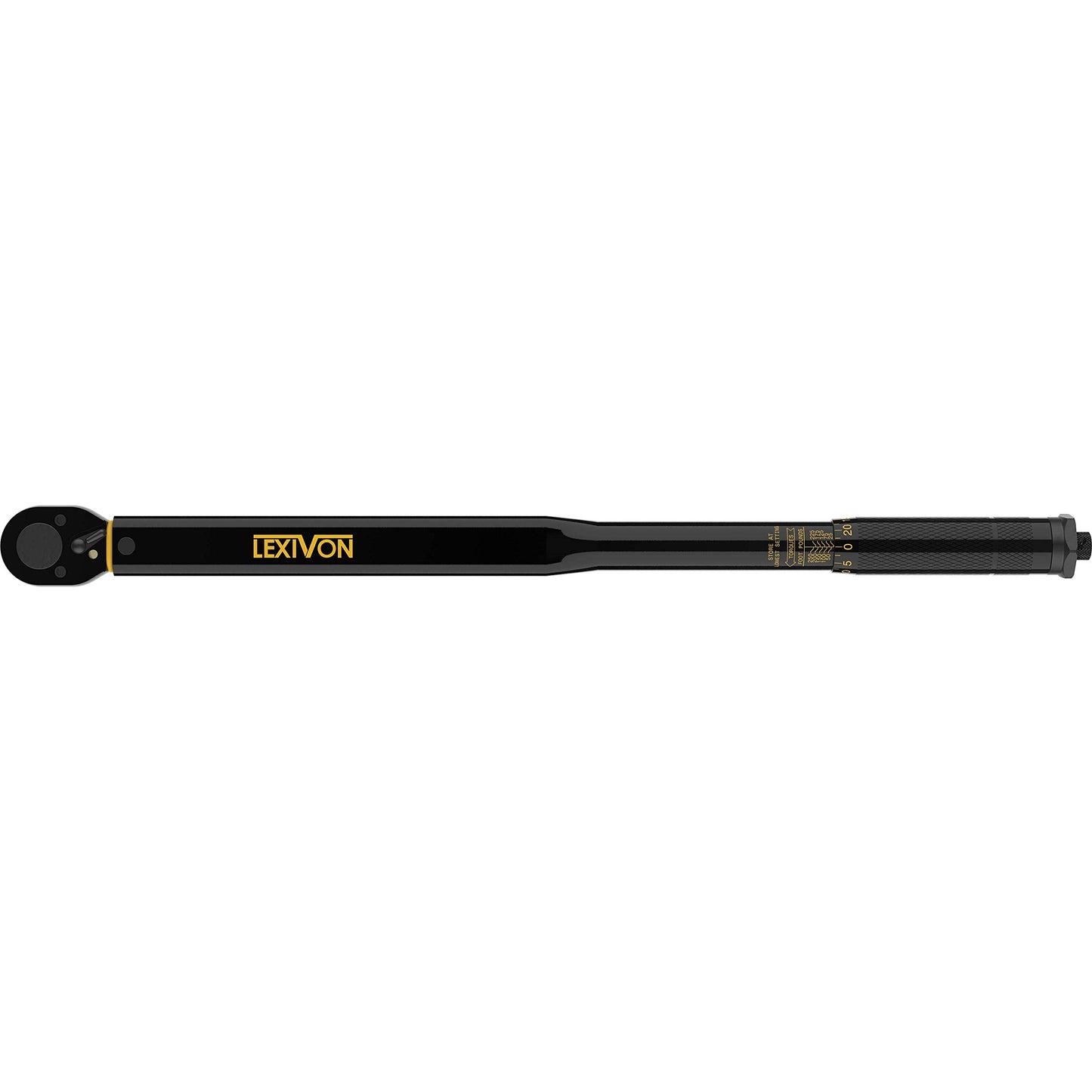 LEXIVON Torque Wrench 1/2-Inch Drive Click 10~150 Ft-Lb/13.6~203.5 Nm (LX-183)