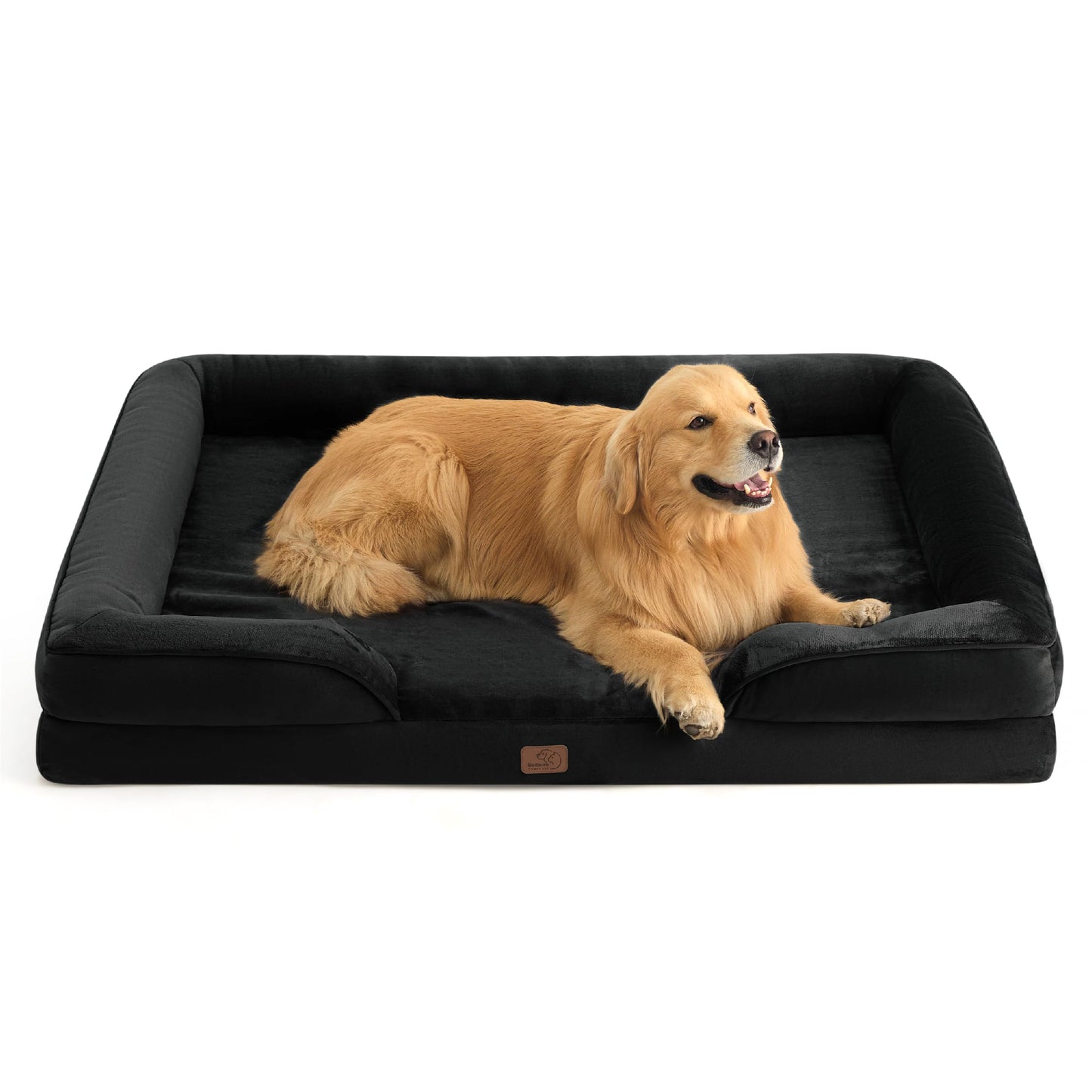 Bedsure Orthopedic Dog Beds Large Sized Dog - Washable Large Dog Cat Bed Waterproof, Comfort Dogs Couch Sofa with Washable Removable Cover, Pet Bed with Nonskid Bottom, Grey, 35"