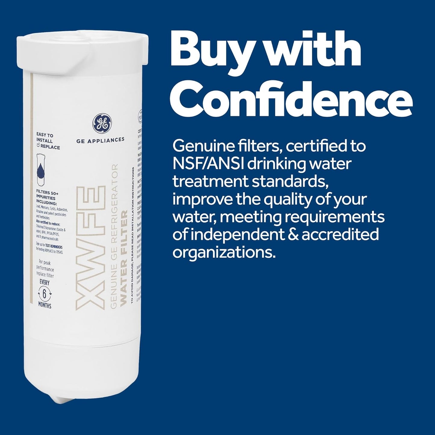 GE XWFE Refrigerator Water Filter