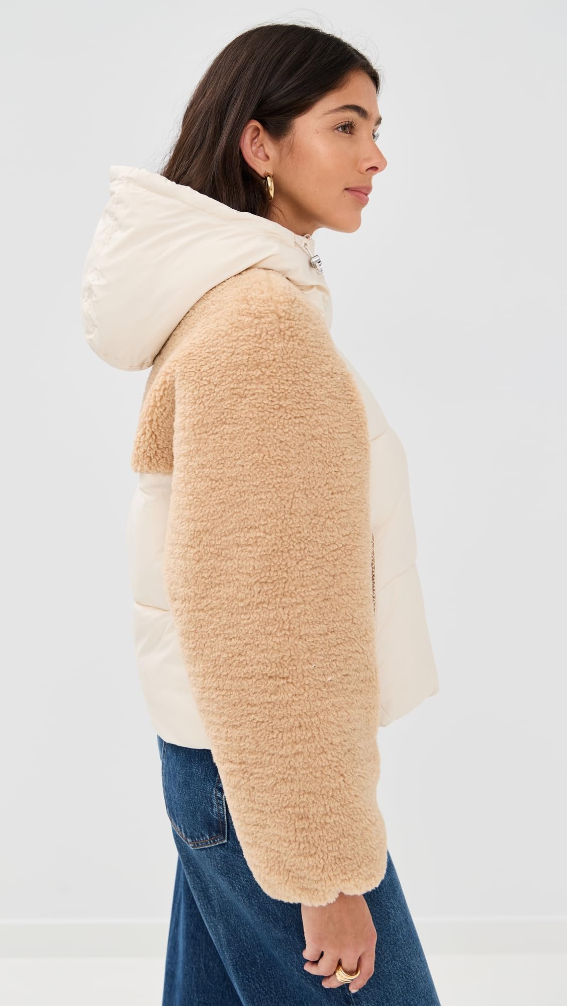 UGG womens Mykah Uggbraid Puffer Jacket