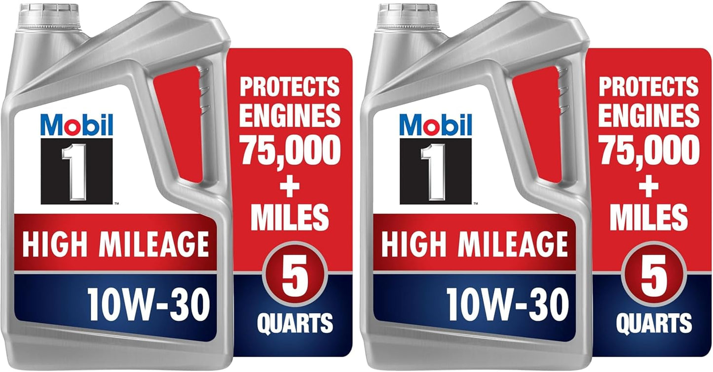 Mobil 1 Advanced Fuel Economy Full Synthetic Motor Oil 0W-20, 5 Quart
