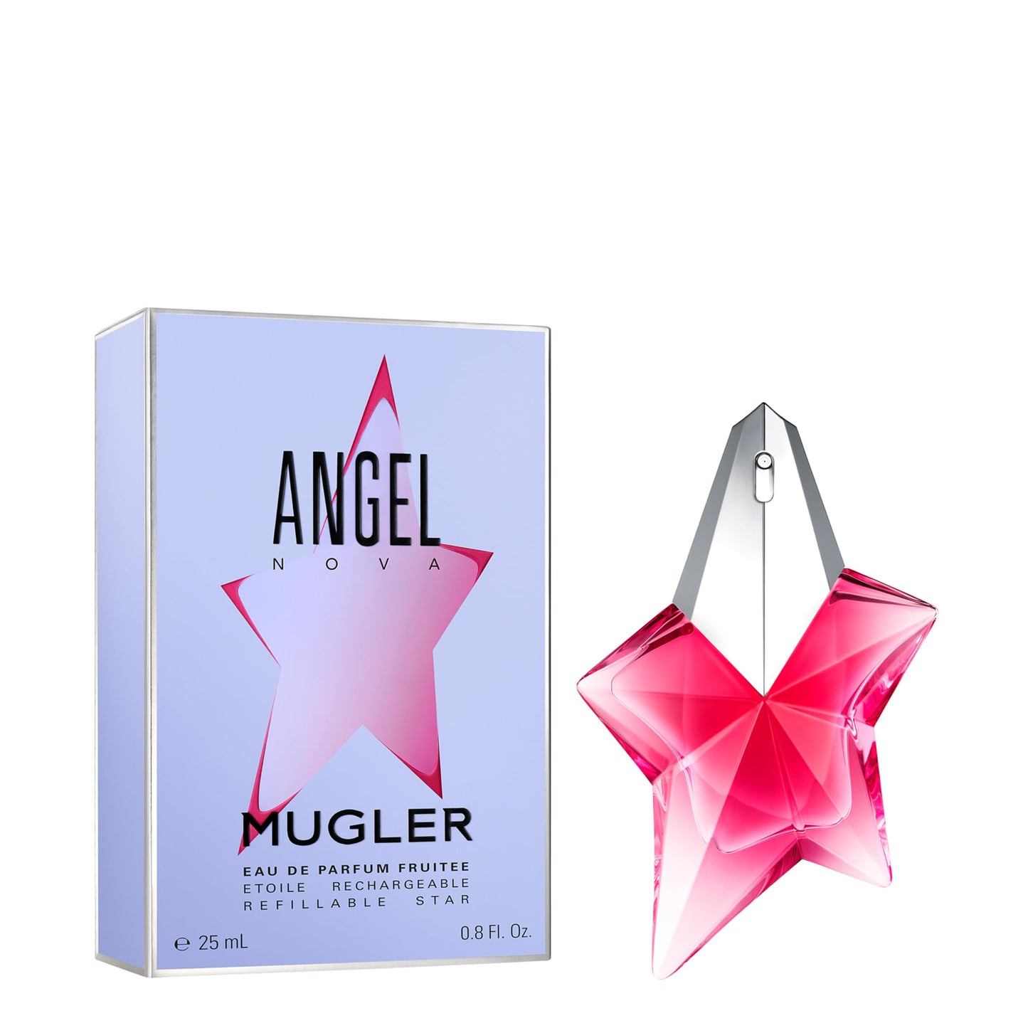 MUGLER Angel Nova - Eau de Parfum - Women's Perfume - Floral & Fruity - With Bergamot, Rose, and Cedarwood- Long Lasting Fragrance