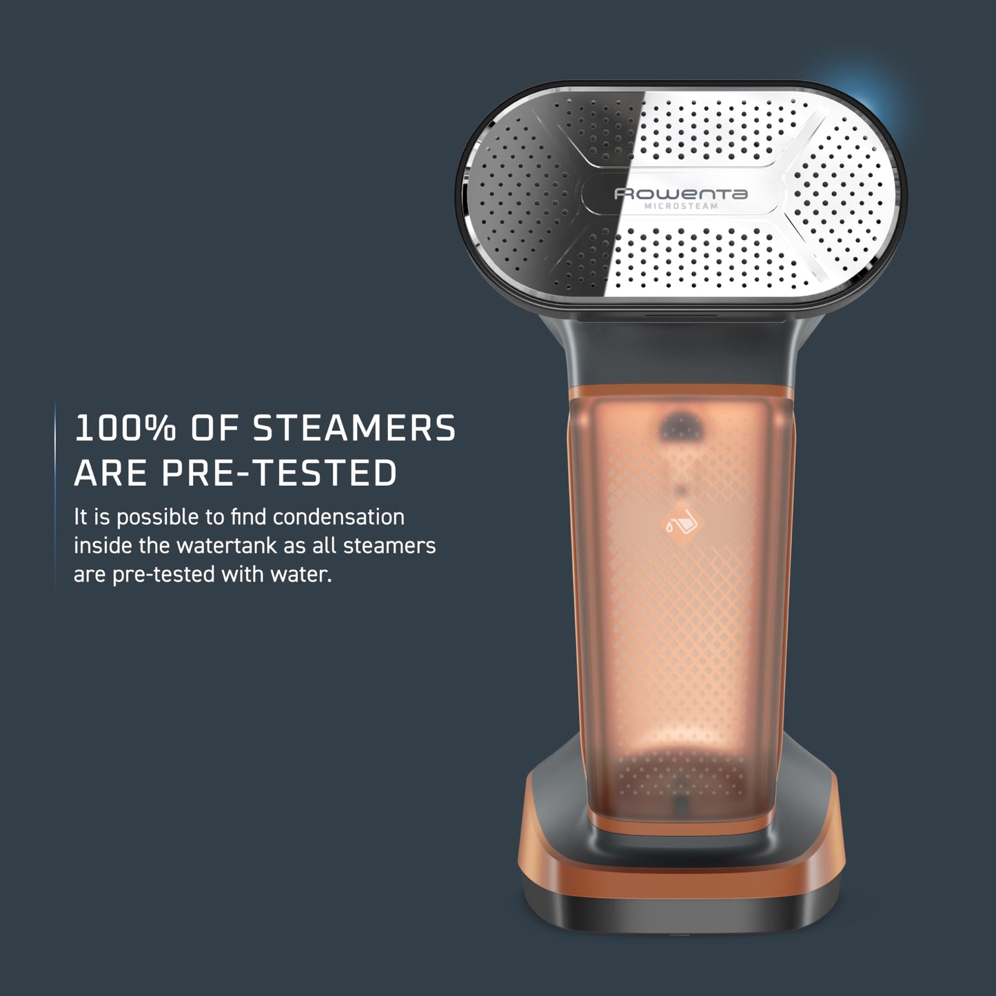 Rowenta Handheld Steamer for Clothes, Pure Force 2in1 Steamer & Iron