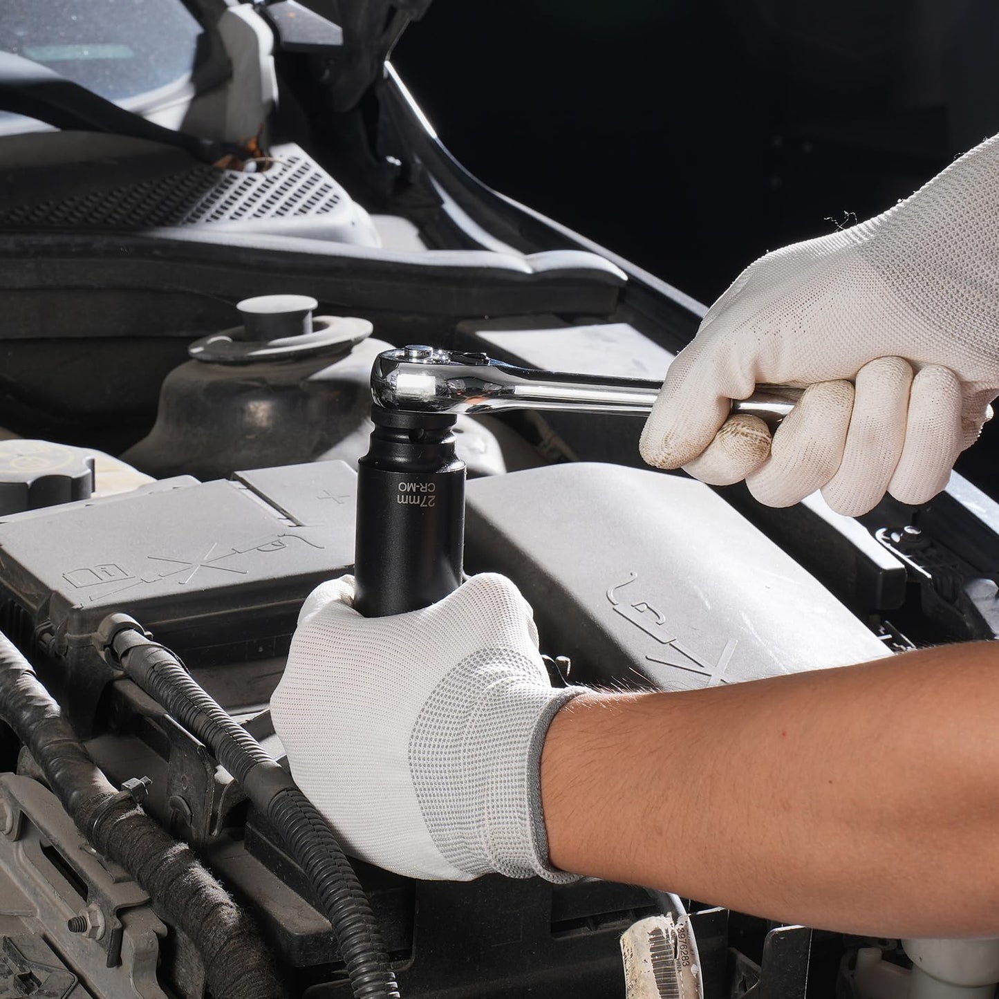 VEVOR 1/2" Drive Impact Socket Set, 65 Piece SAE 3/8" to 1-1/4" and Metric 10-24mm