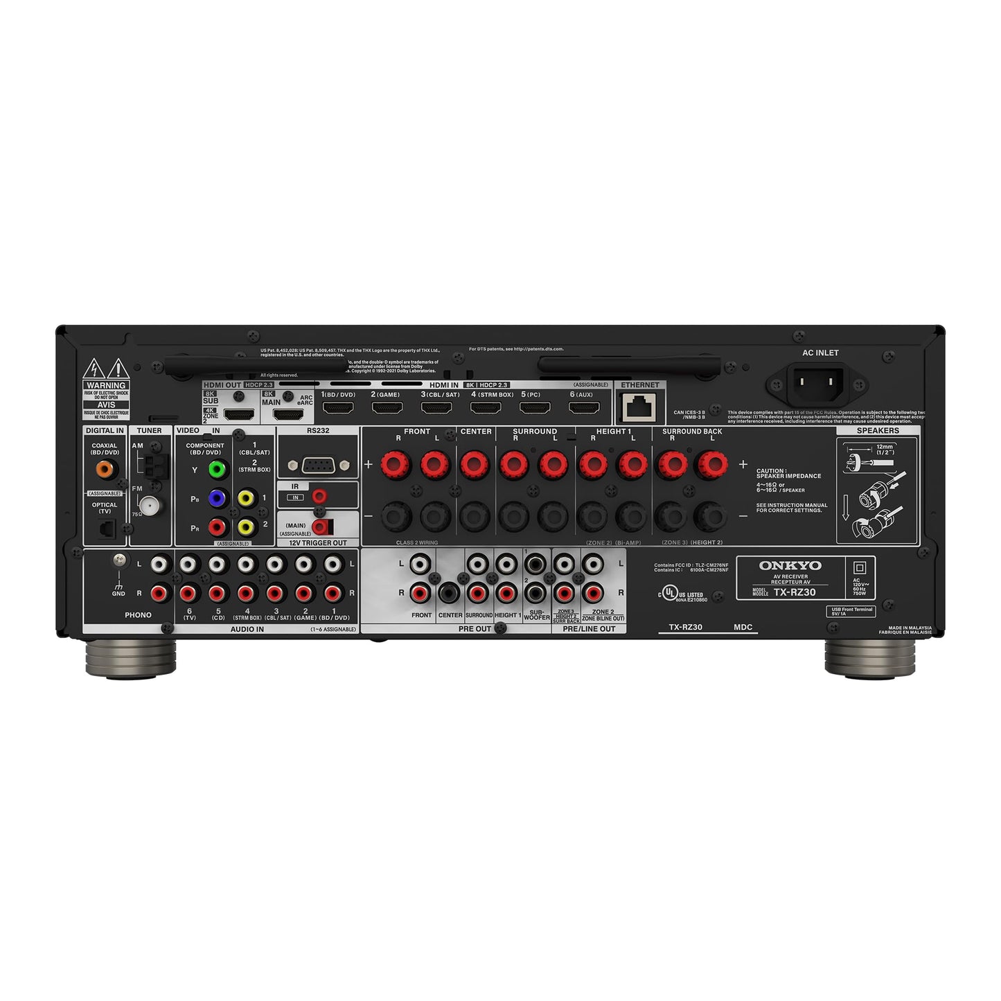 Onkyo TX-RZ70 11.2-Channel AV Receiver