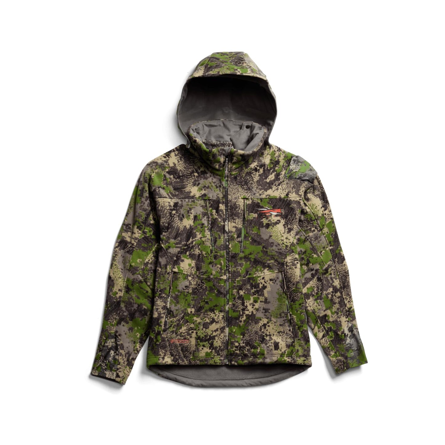 SITKA Stratus Jacket – 100% Windproof, Ultra-Quiet, Removable Hood, Safety Harness Port, Micro-Grid Fleece - Parent