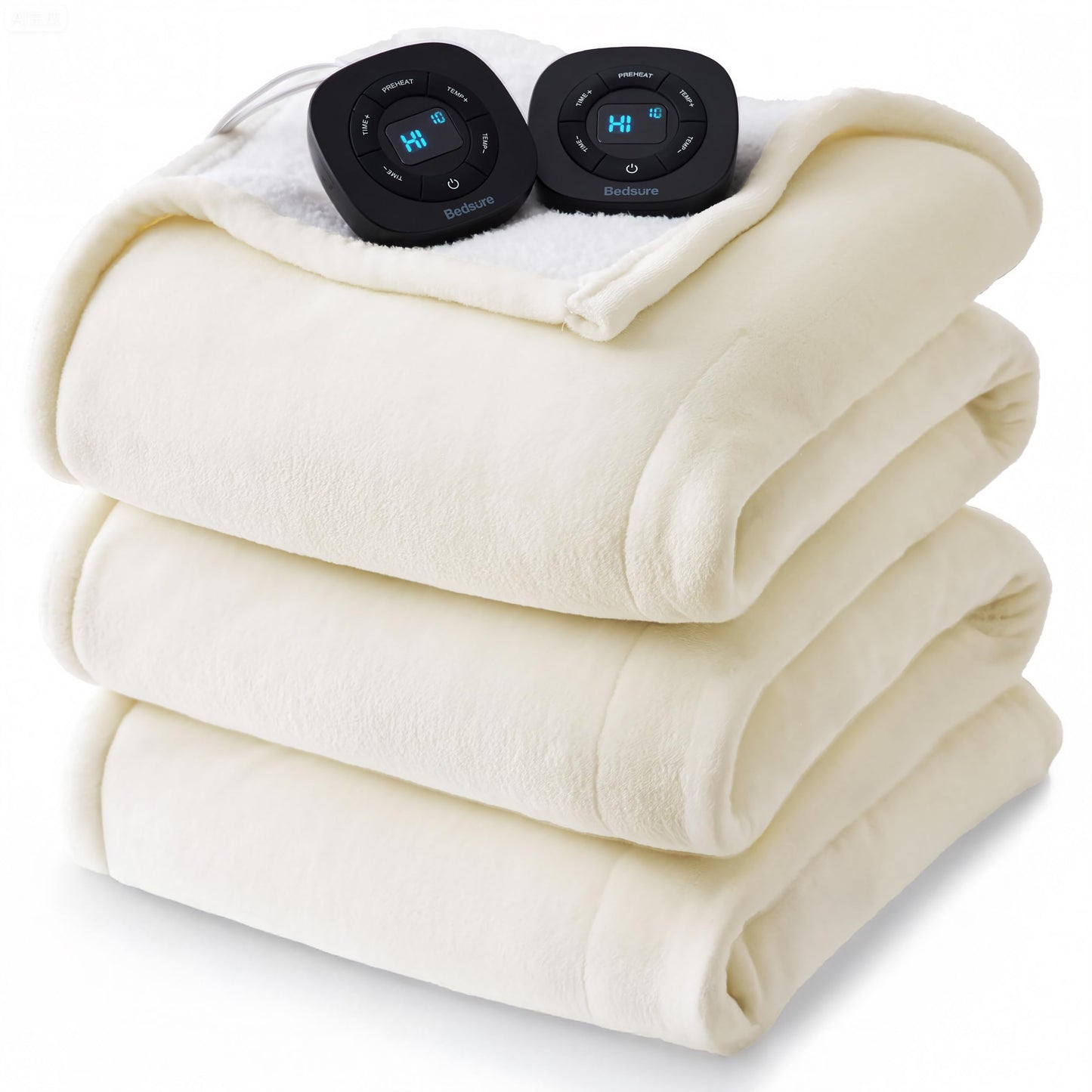 Bedsure Heated Blanket Throw Blanket