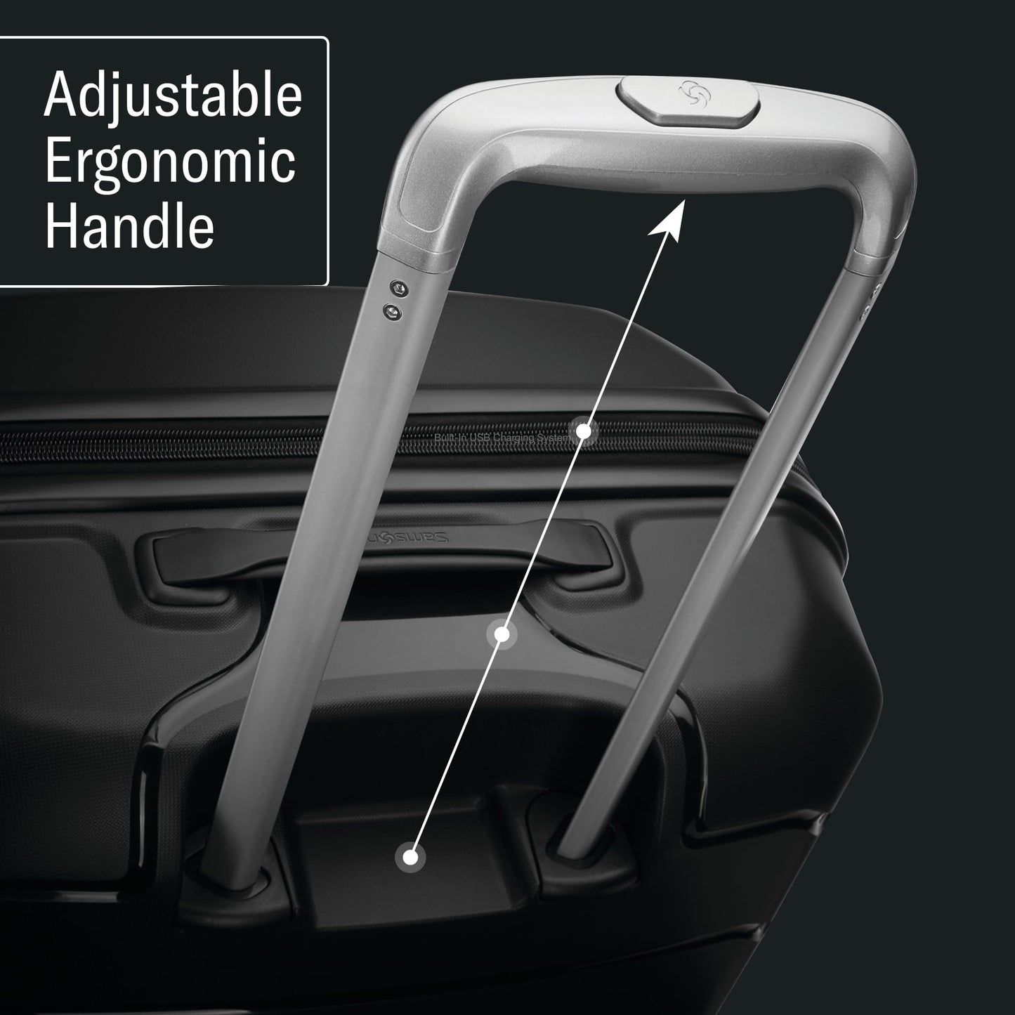 Samsonite Freeform Hardside Carry-On Luggage with Spinner Wheels