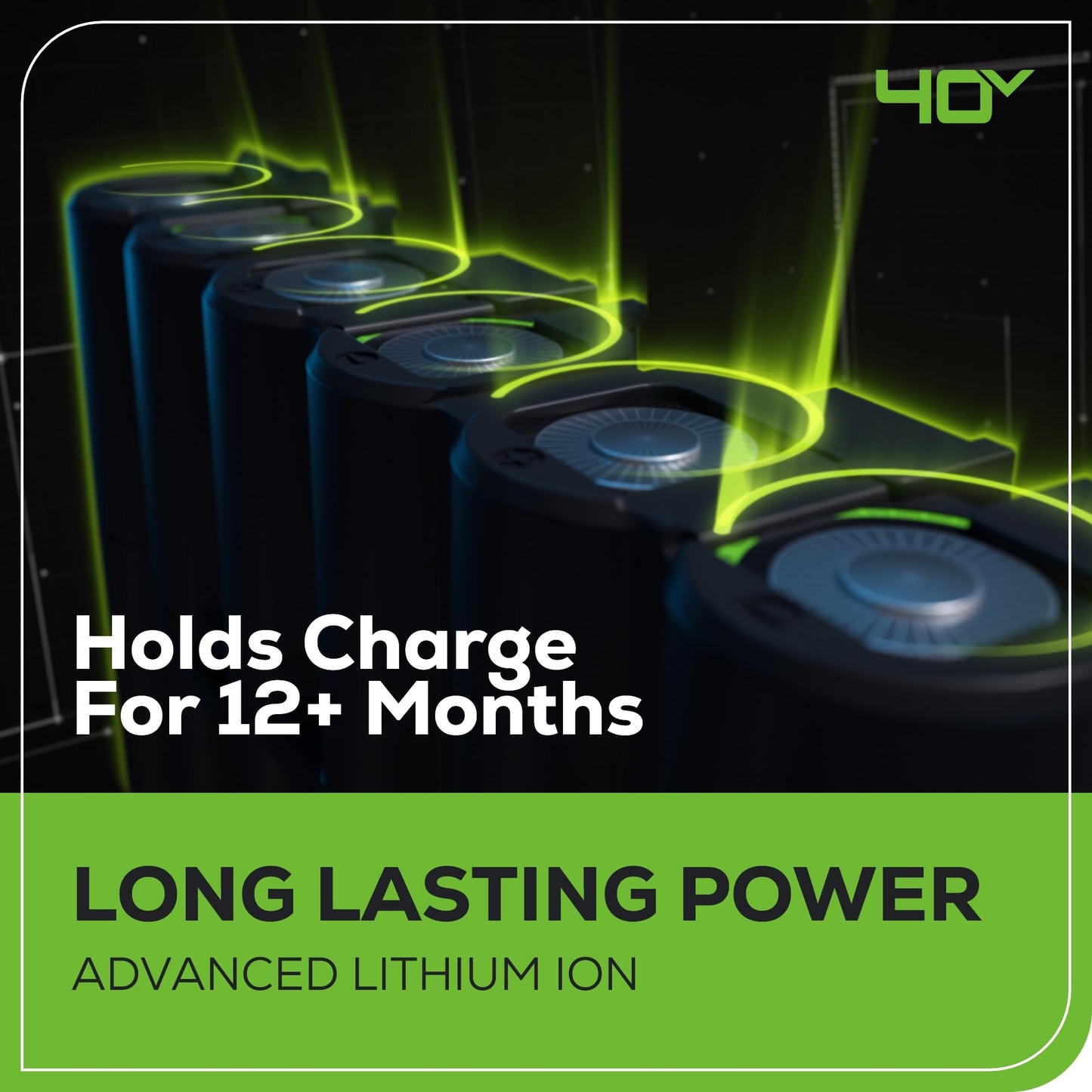 Greenworks 40V 16" Cordless Lawn Mower with 4.0Ah Battery & Charger