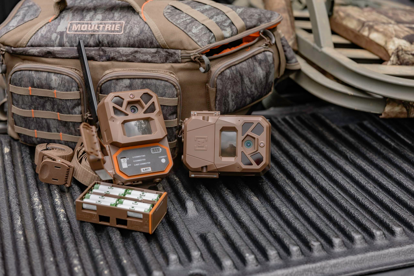 Moultrie Edge 2 Cellular Trail Camera - Auto Connect Nationwide 4G LTE - On Demand 36MP Photo - 1080P Video with HD Audio - 100 Ft Detection Range - Low Glow Flash