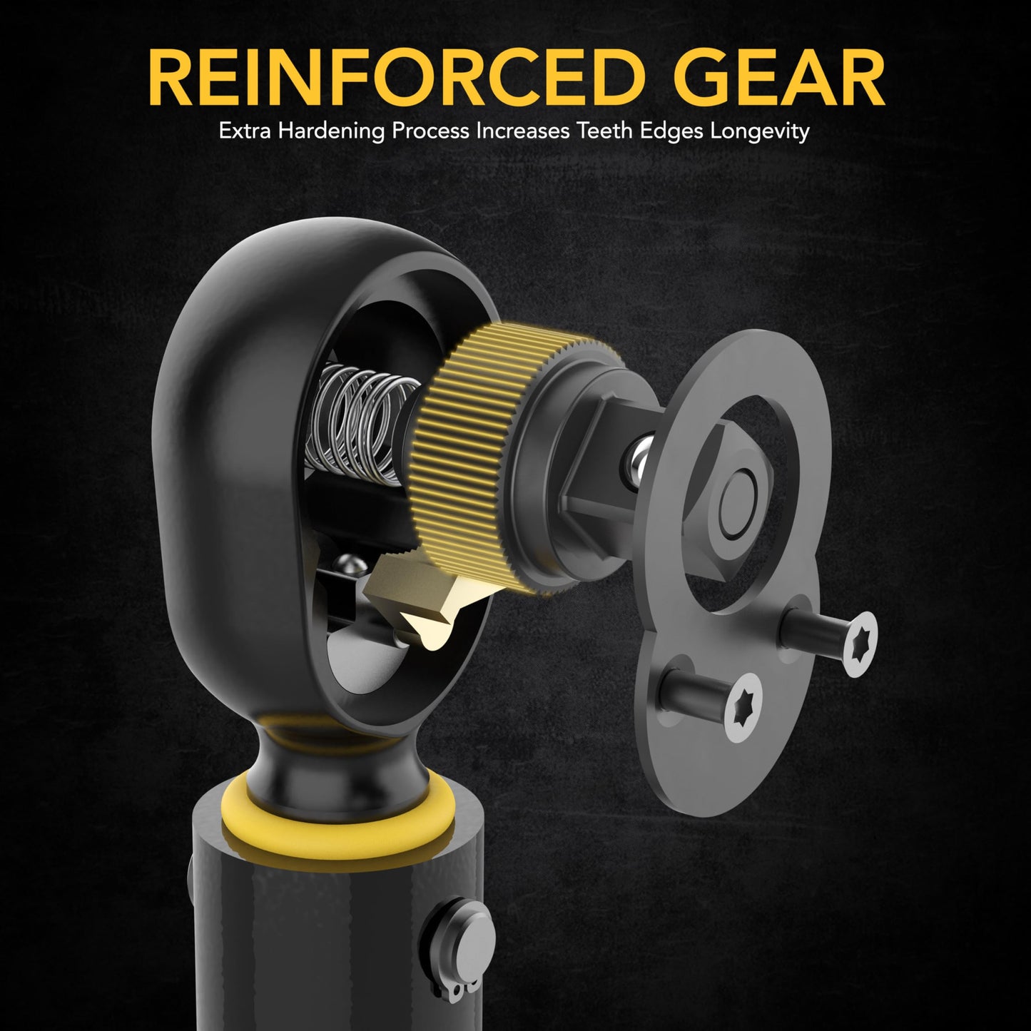 LEXIVON Torque Wrench 1/2-Inch Drive Click 10~150 Ft-Lb/13.6~203.5 Nm (LX-183)