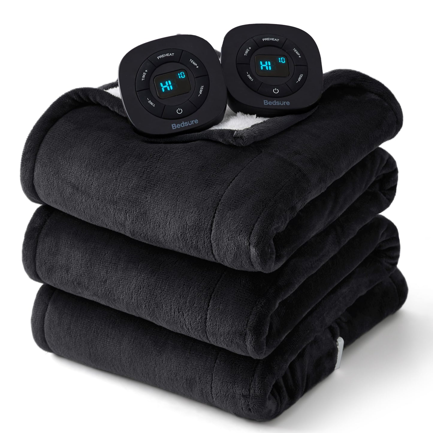 Bedsure Heated Blanket Throw Blanket