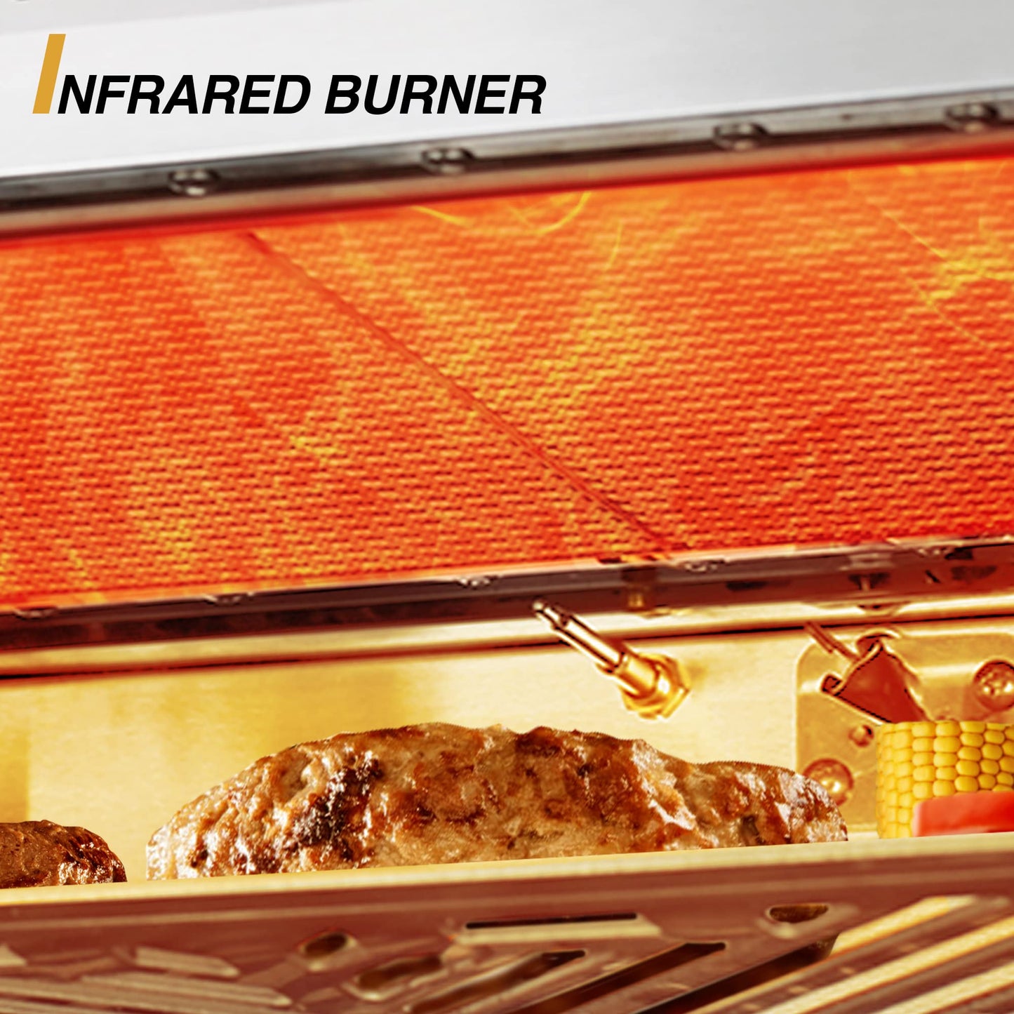 BIG HORN OUTDOORS 1500°F Small Infrared Propane Gas Grill