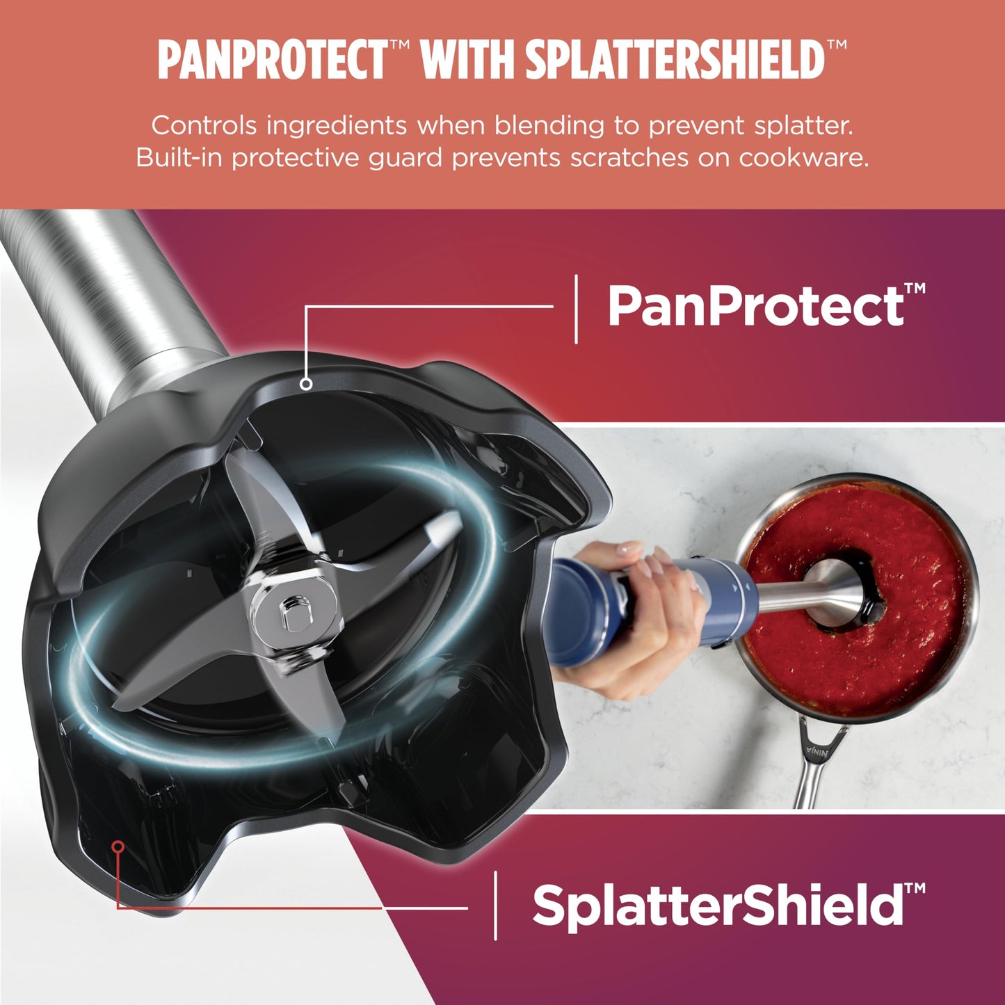 Ninja Hand Mixer, Immersion Blender, Foodi Power Mixer System, 750-Peak-Watt Handheld Emulsion Blender & Electric Hand Mixer Combo With Whisk, Beaters & 3-Cup Blending Vessel,120 volts, Black CI101