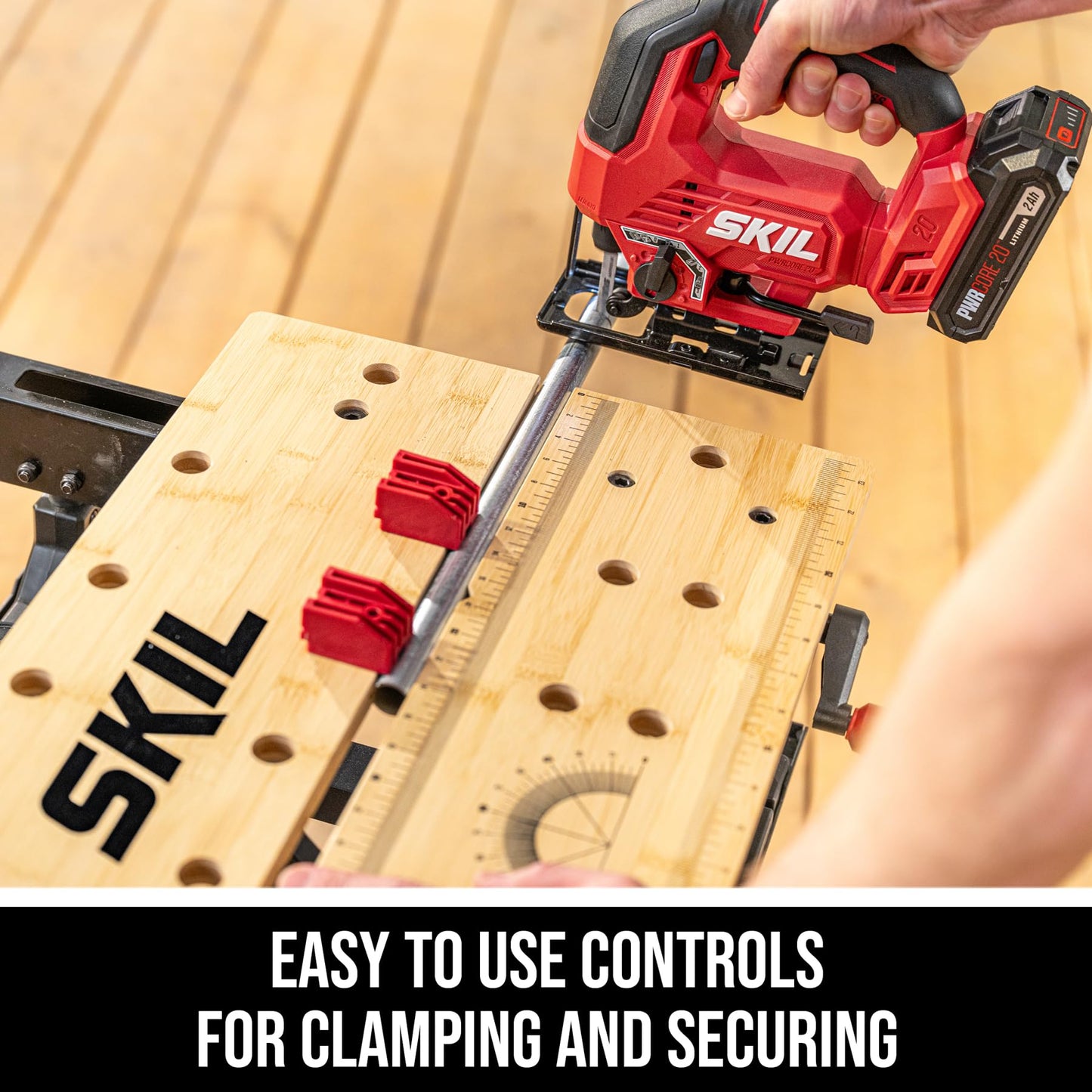 SKIL 15 Amp 10 Inch Portable Jobsite Table Saw with Folding Stand- TS6307-00