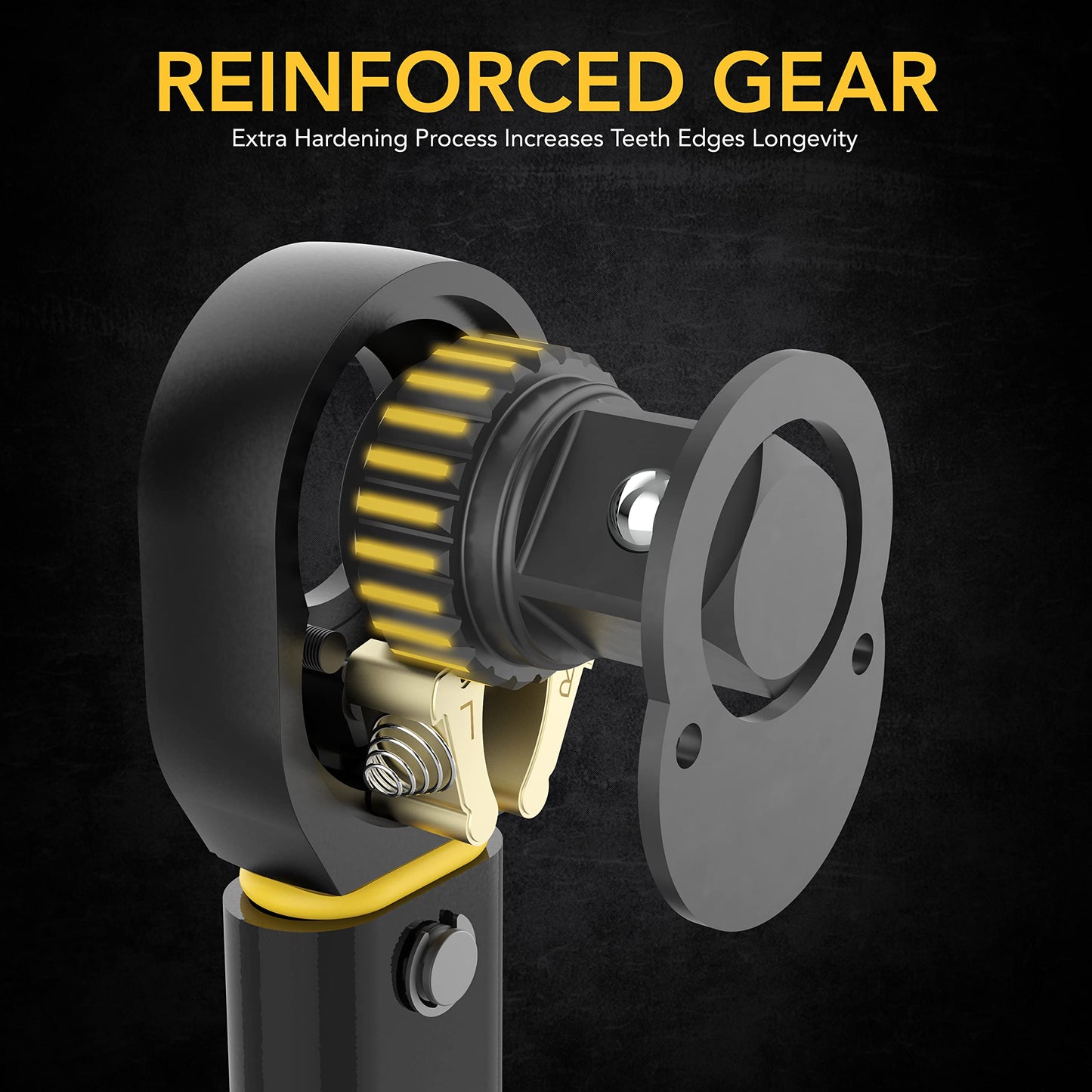 LEXIVON Torque Wrench 1/2-Inch Drive Click 10~150 Ft-Lb/13.6~203.5 Nm (LX-183)