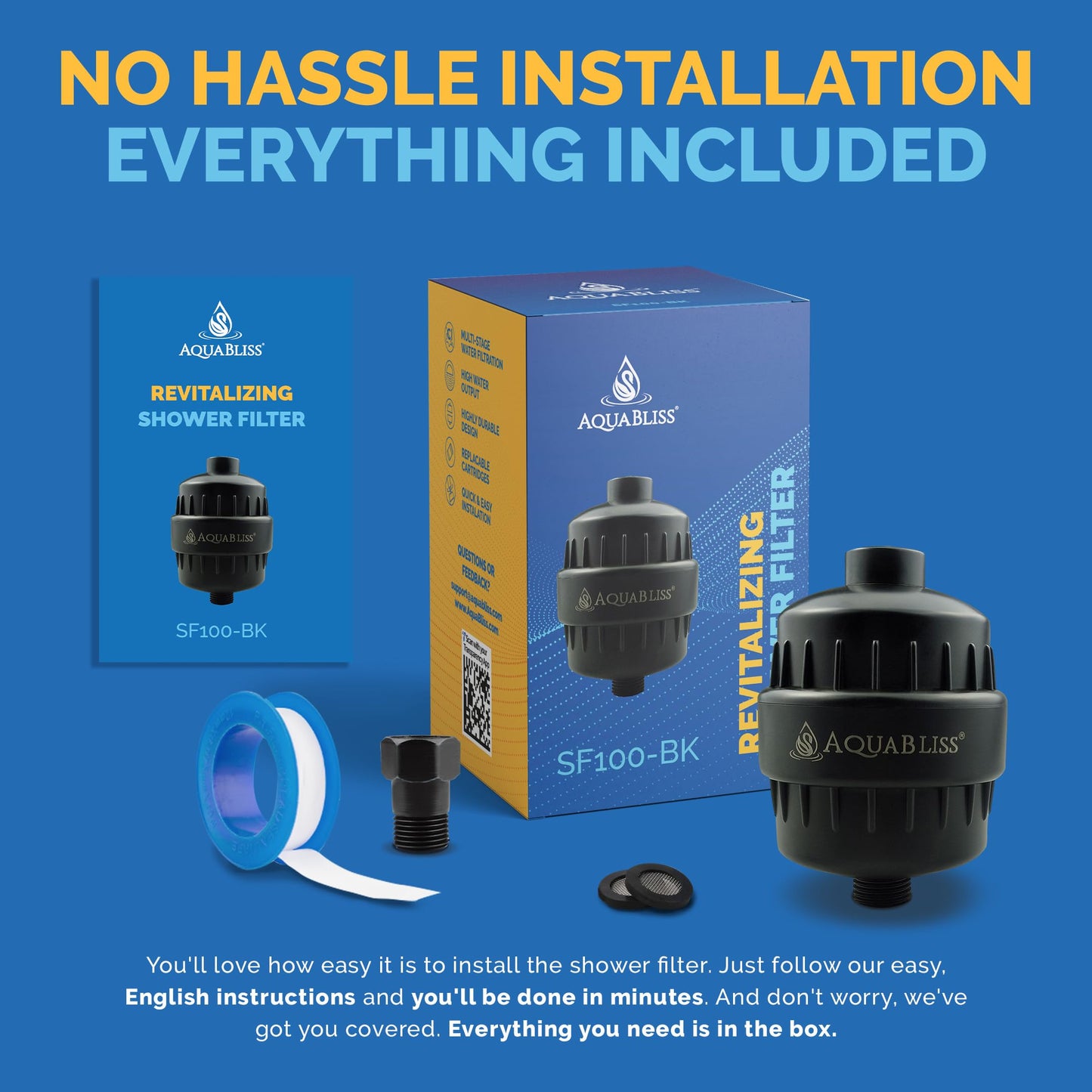 AquaBliss High Output Revitalizing Shower Filter