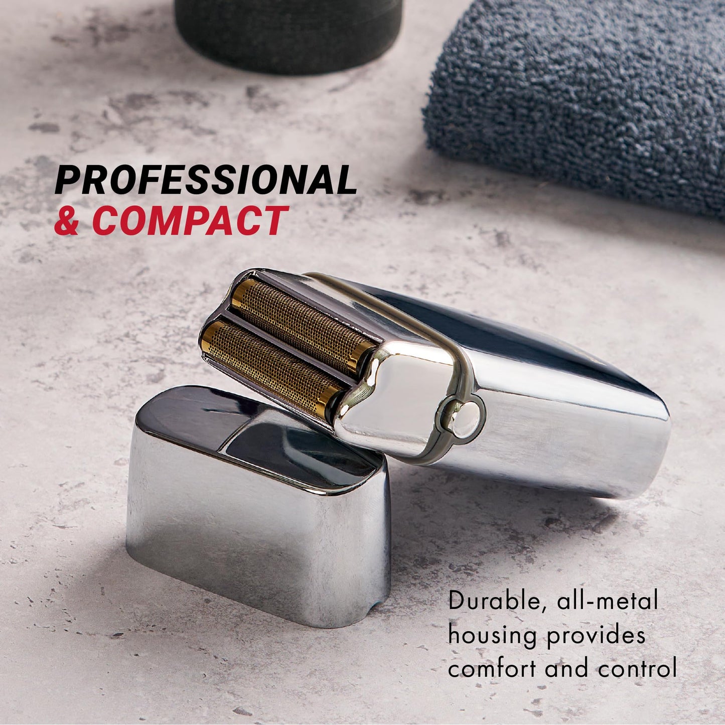 LIMITEDFX Cord/Cordless Hair Trimmer and Double Foil Hair Shaver Prepack, High-Performance Lithium-Ion Batteries for Long-Lasting Cutting