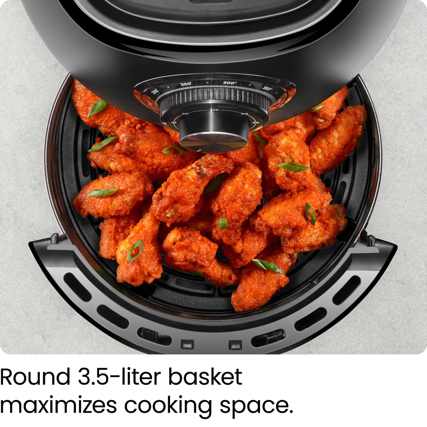 CHEFMAN Multifunctional Digital Air Fryer+ Rotisserie, Dehydrator, Convection Oven, 17 Touch Screen Presets Fry, Roast, Dehydrate, Bake, XL 10L Family Size, Auto Shutoff, Large Easy-View Window, Black