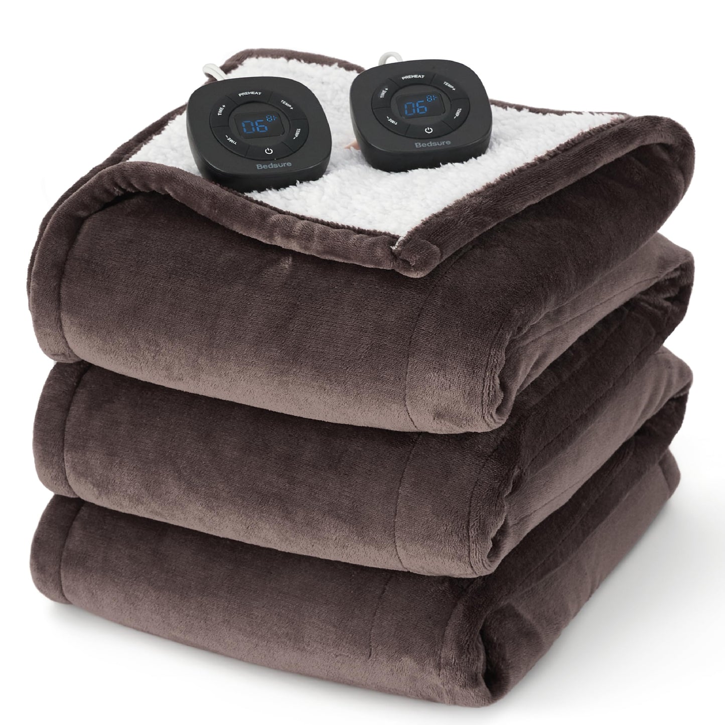 Bedsure Heated Blanket Throw Blanket
