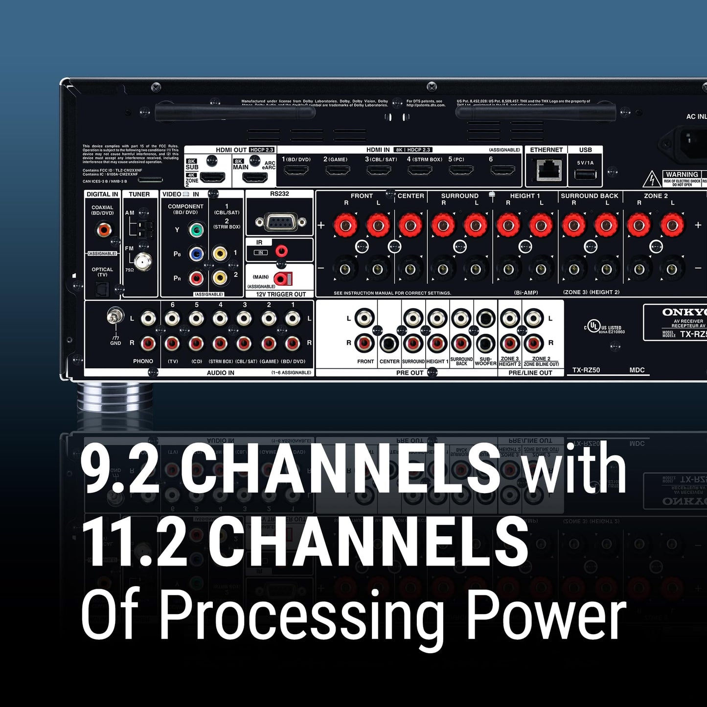 Onkyo TX-RZ70 11.2-Channel AV Receiver