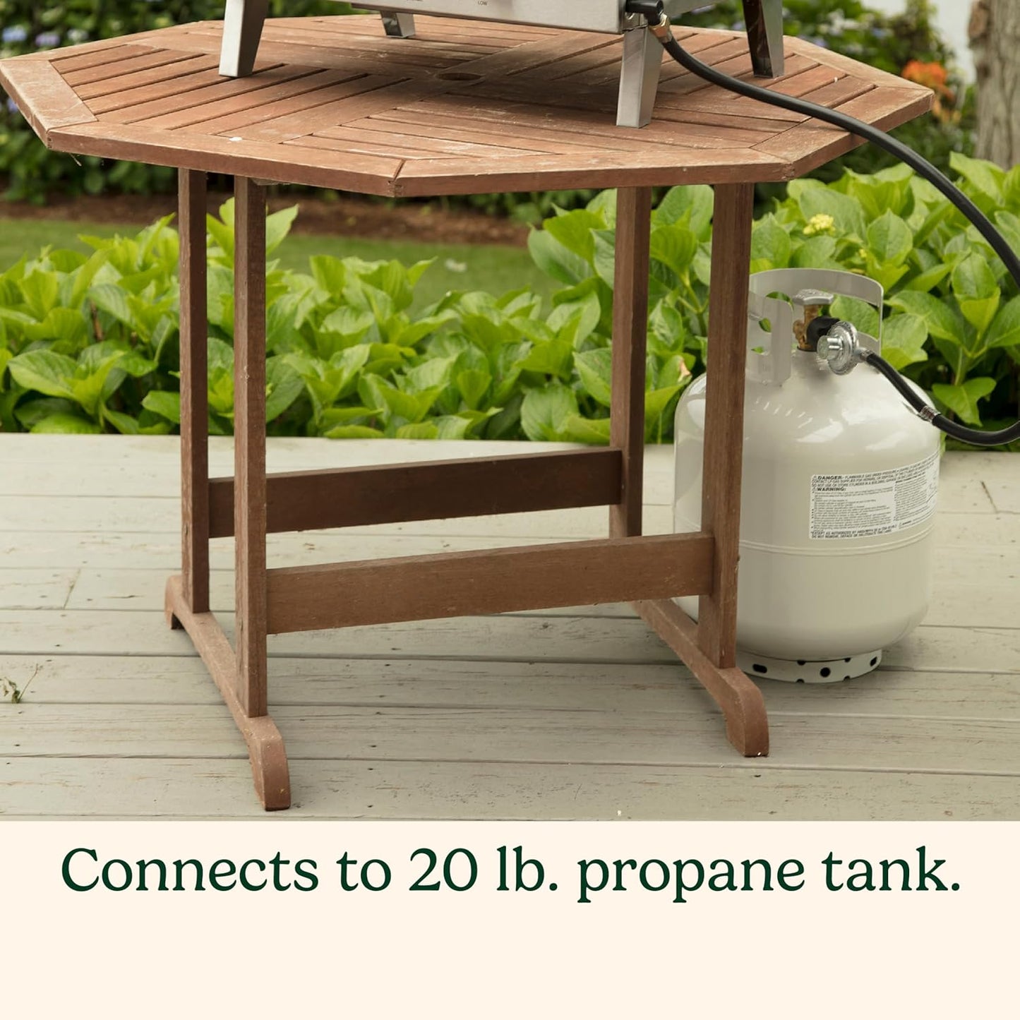 Cuisinart Chef's Style Tabletop Portable Propane Gas Grill, 20,000 BTU