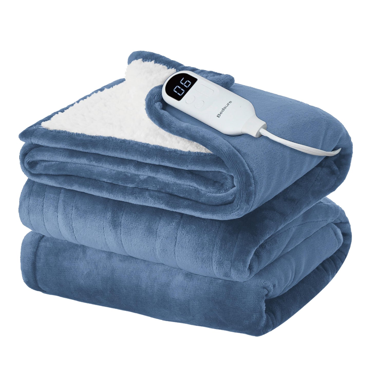 Bedsure Heated Blanket Throw Blanket