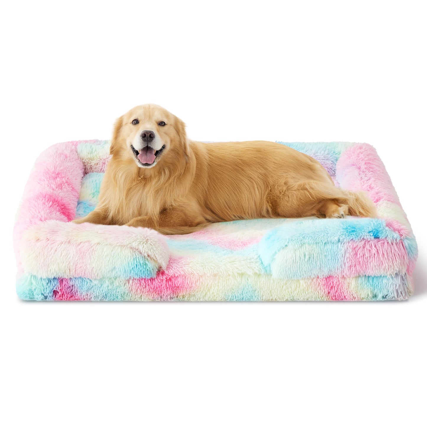 Bedsure Orthopedic Dog Beds Large Sized Dog - Washable Large Dog Cat Bed Waterproof, Comfort Dogs Couch Sofa with Washable Removable Cover, Pet Bed with Nonskid Bottom, Grey, 35"