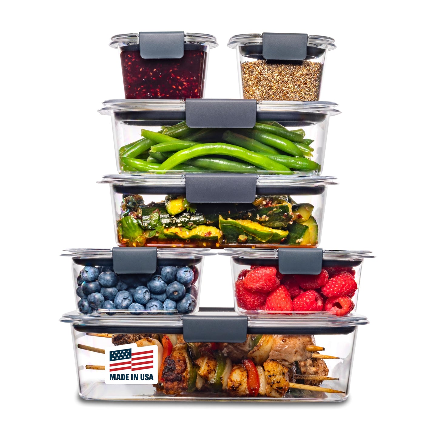 Rubbermaid Brilliance Food Storage Containers