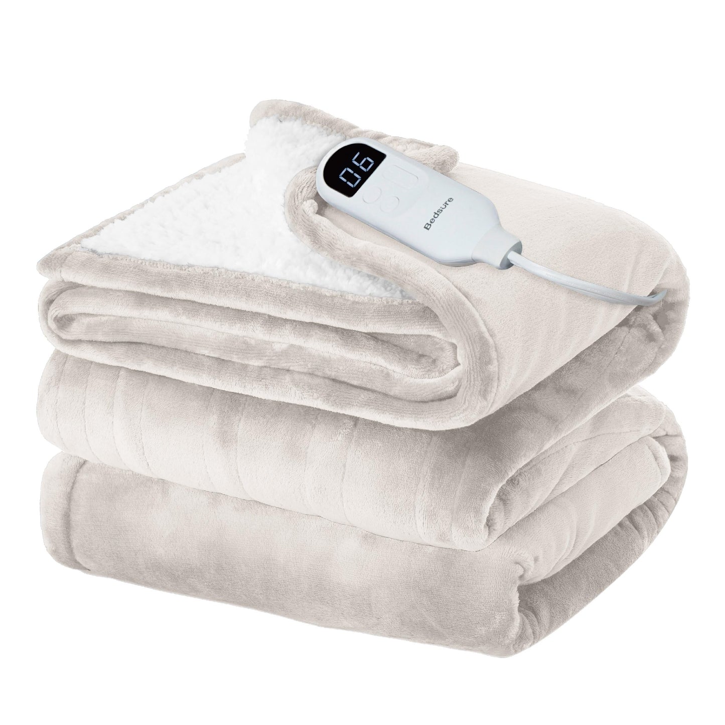 Bedsure Heated Blanket Throw Blanket