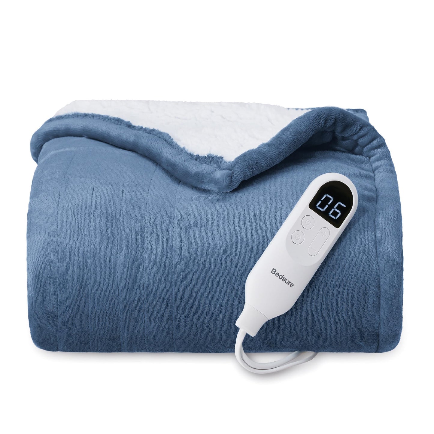 Bedsure Heated Blanket Throw Blanket