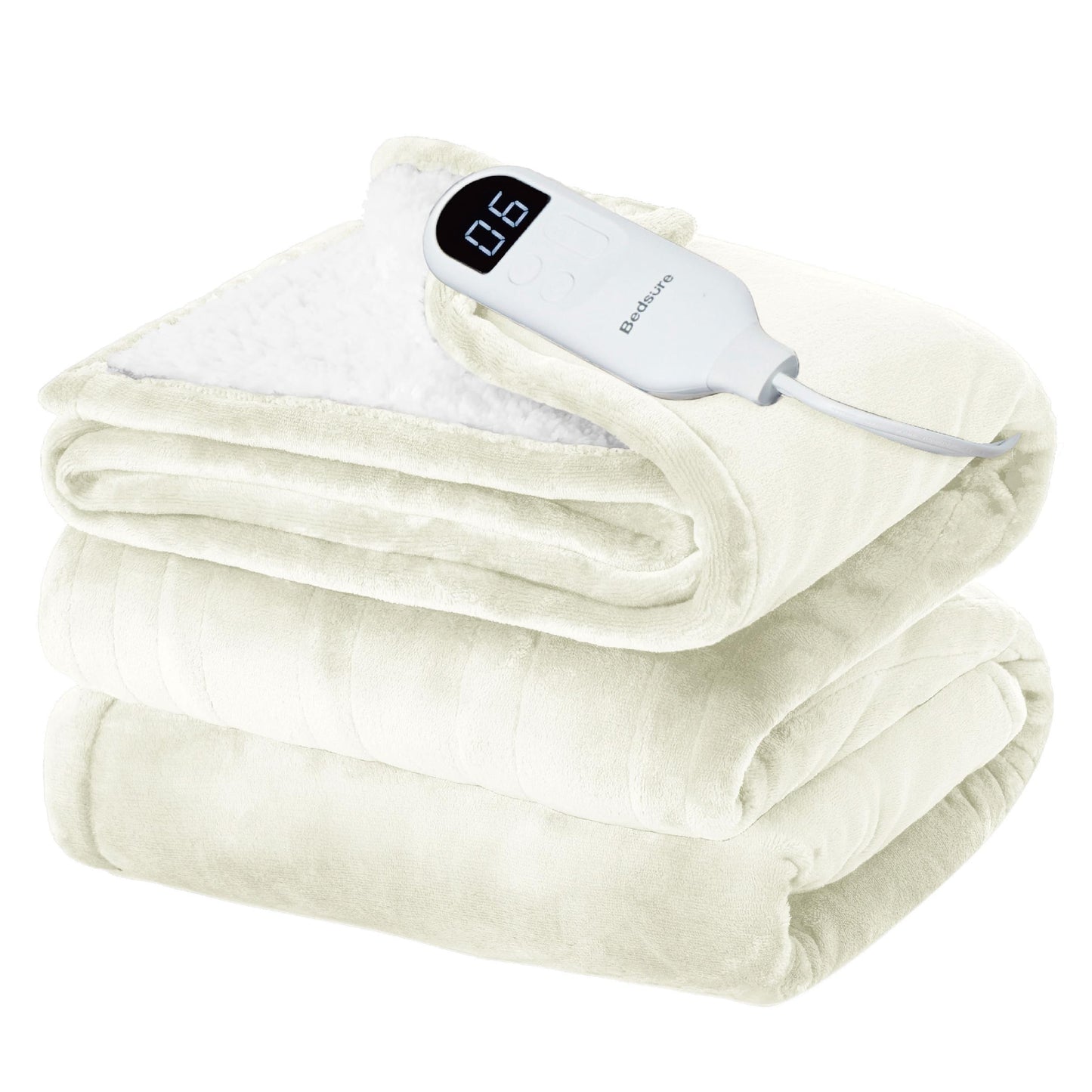Bedsure Heated Blanket Throw Blanket