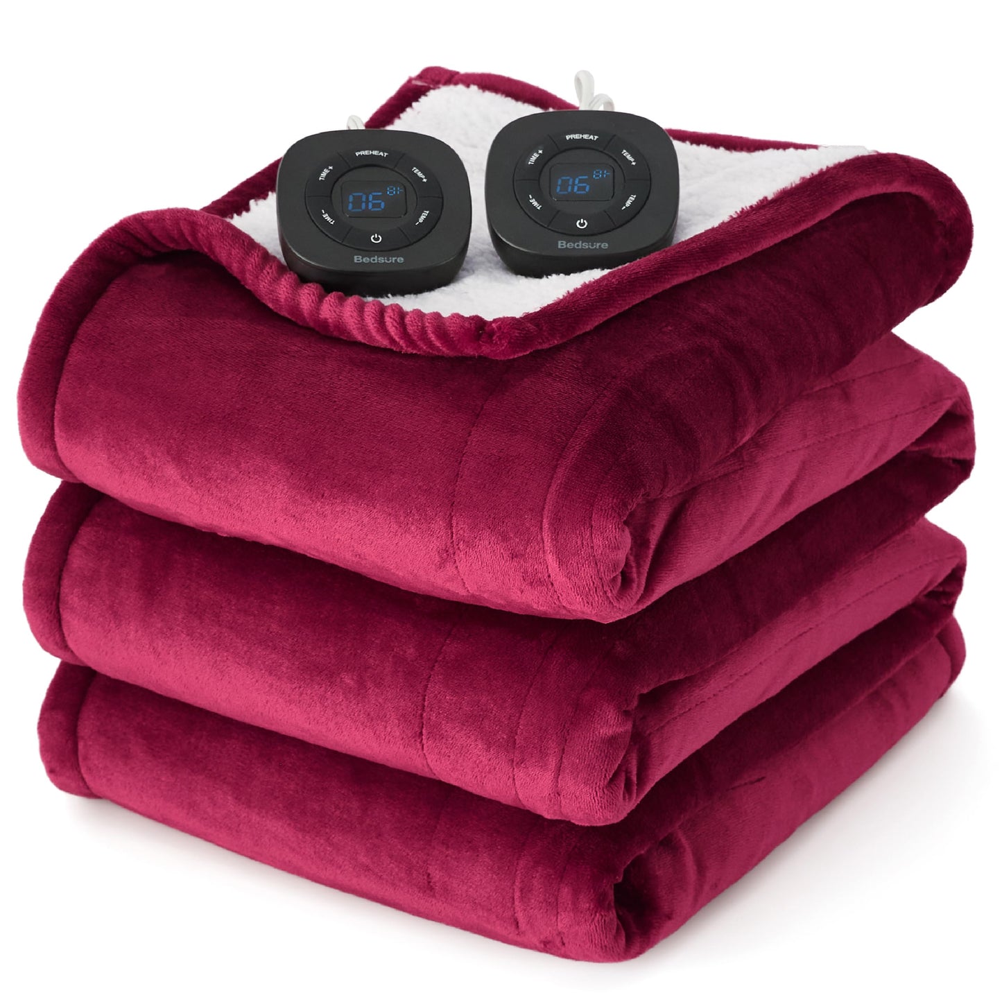 Bedsure Heated Blanket Throw Blanket