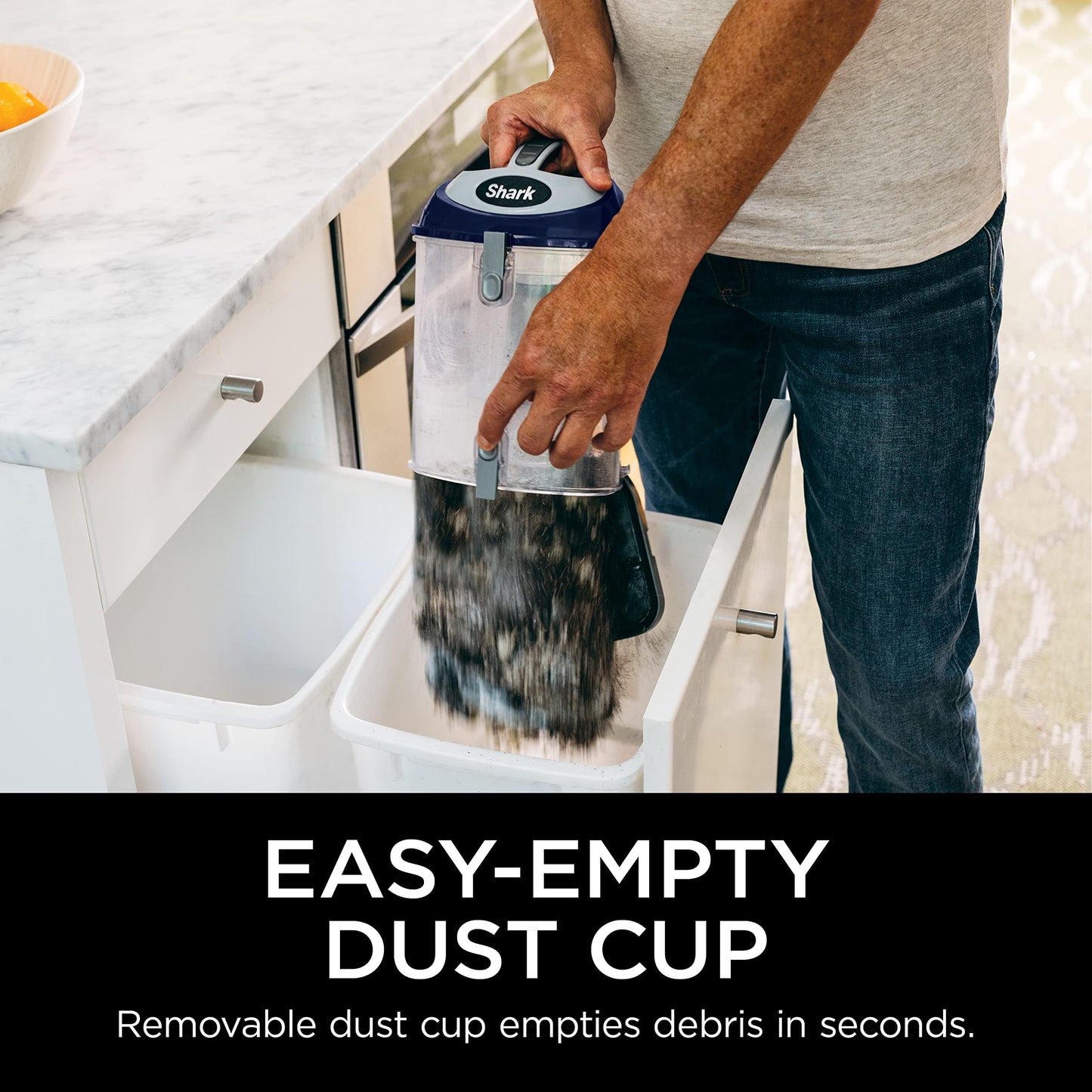 Shark Upright Vacuum, Navigator Lift-Away Deluxe with Large Dust Cup Capacity