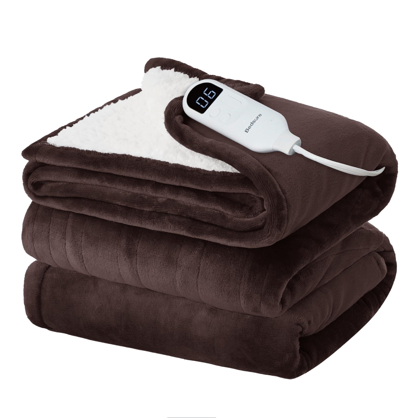 Bedsure Heated Blanket Throw Blanket