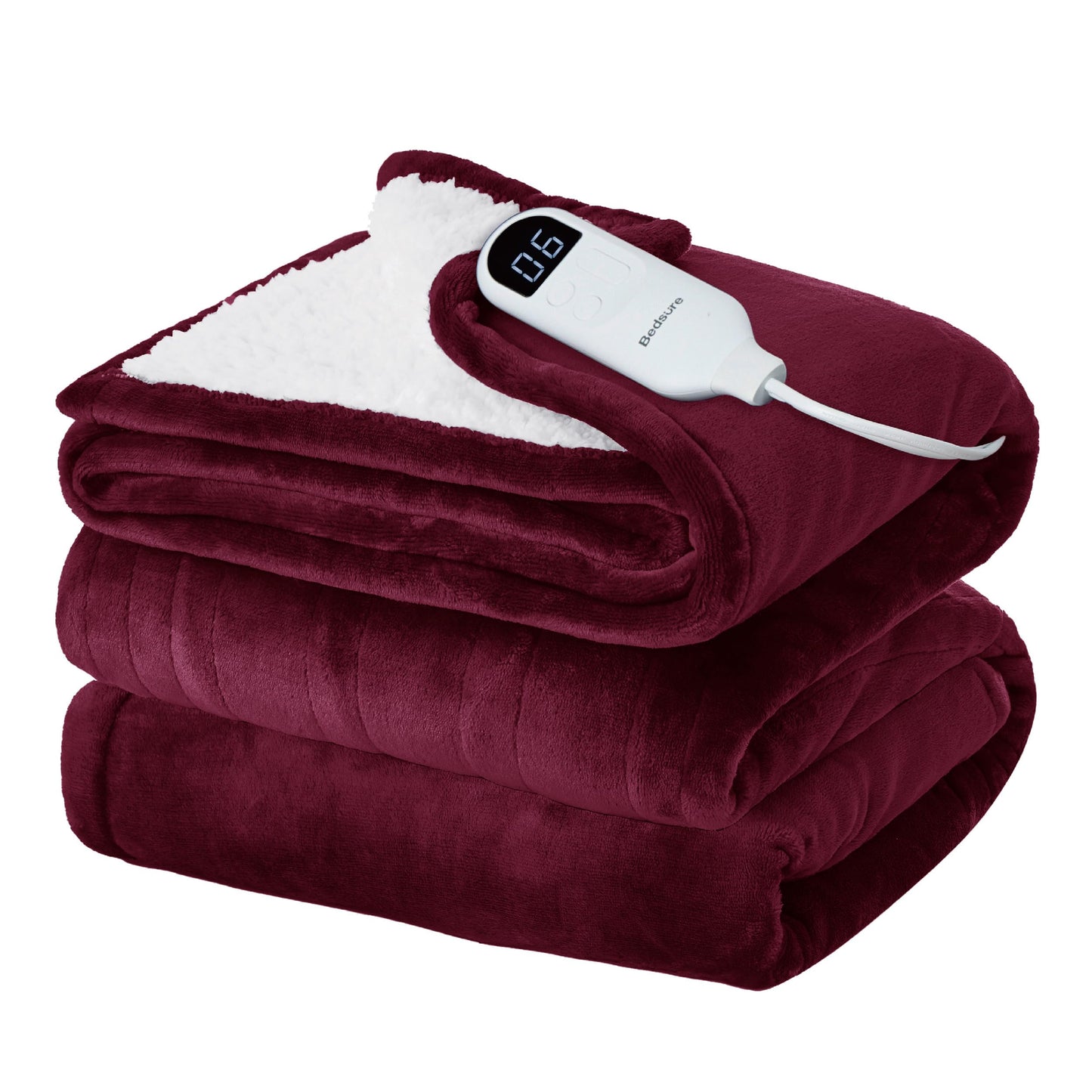 Bedsure Heated Blanket Throw Blanket