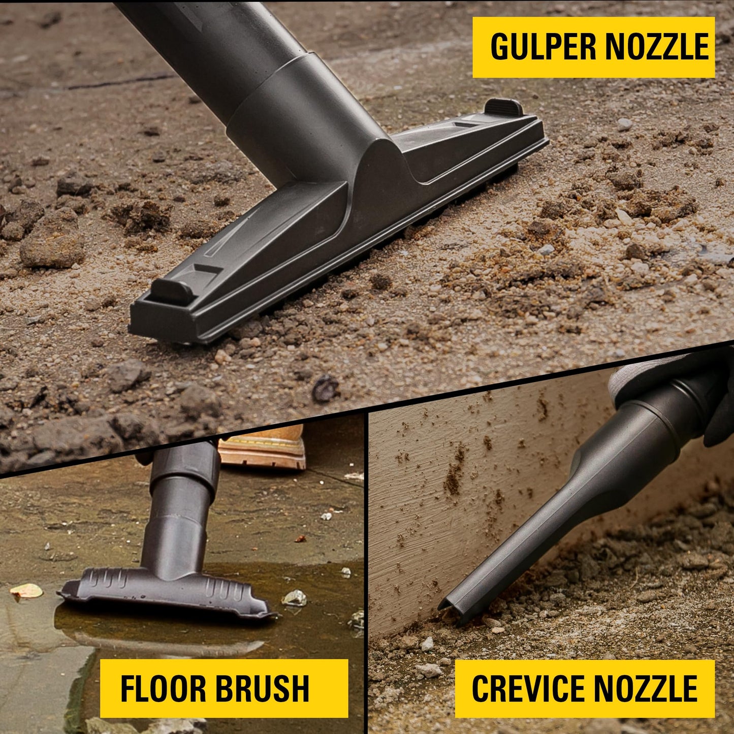 Stanley - SL18116P Wet/Dry Vacuum, 6 Gallon, 4 Horsepower Black