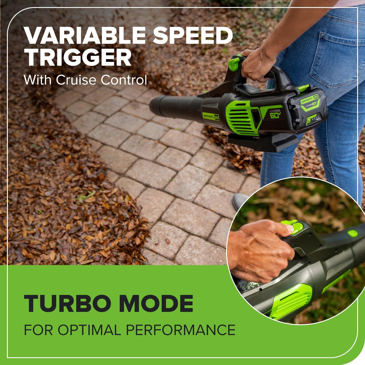 Greenworks 60V 17" Brushless Cordless Push Lawn Mower, 2-in-1 Mulching/Bagging