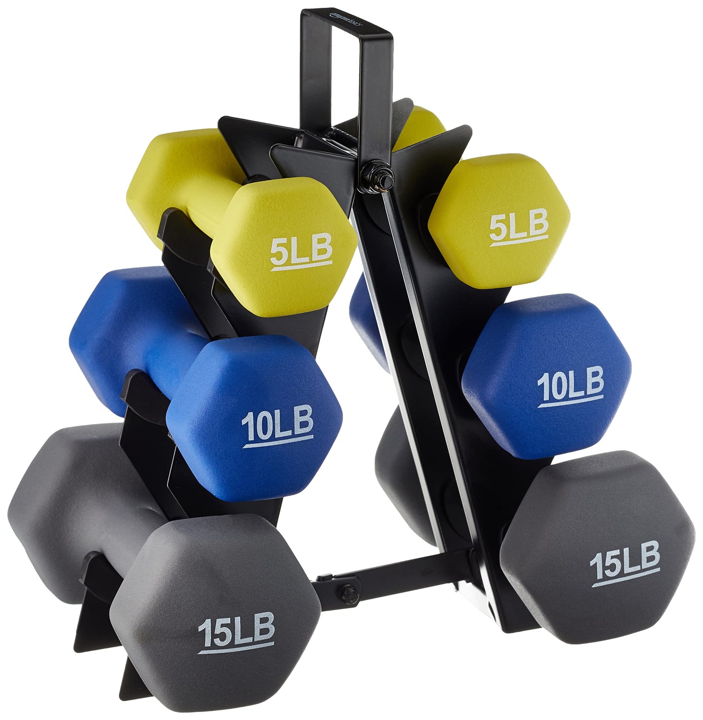 Neoprene Dumbbell Hand Weights for Exercise and Muscle Toning