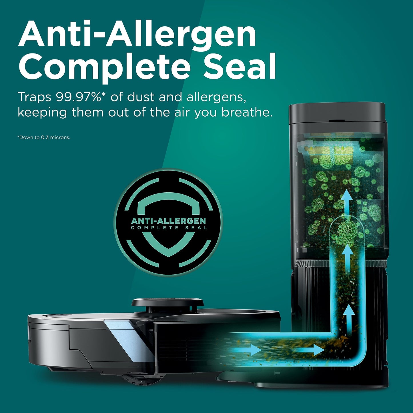 Shark AI Ultra Voice Control Robot Vacuum with Matrix Clean Navigation, Home Mapping, 60-Day Capacity, XL Self-Empty Base for Homes with Pets, Carpet & Hard Floors, Cool Grey