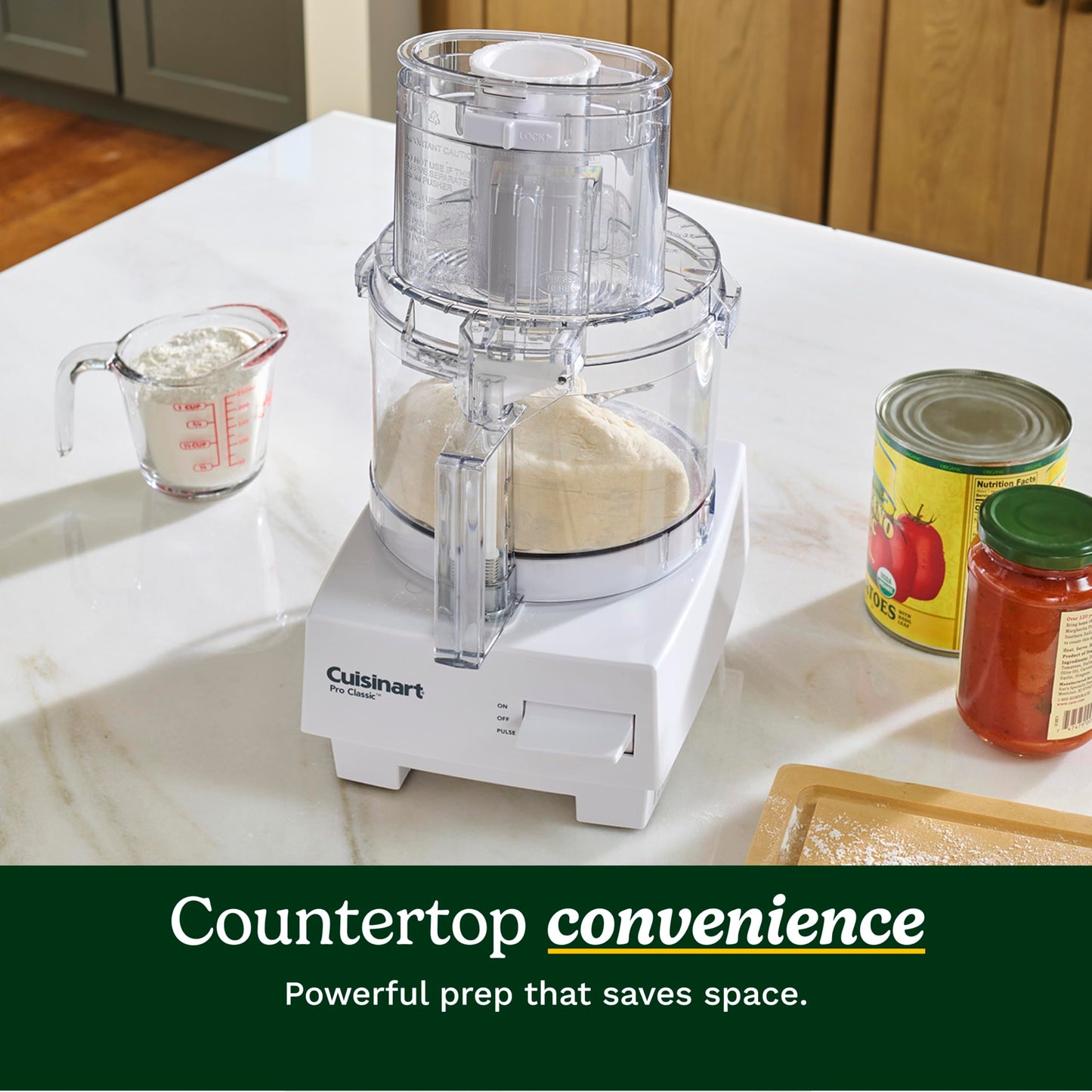 Cuisinart Food Processor, 14-Cup Vegetable Food Chopper for Mincing, Dicing, Shredding, Puree & Kneading Dough, 720-Watt Motor, Stainless Steel, DFP-14BCNY