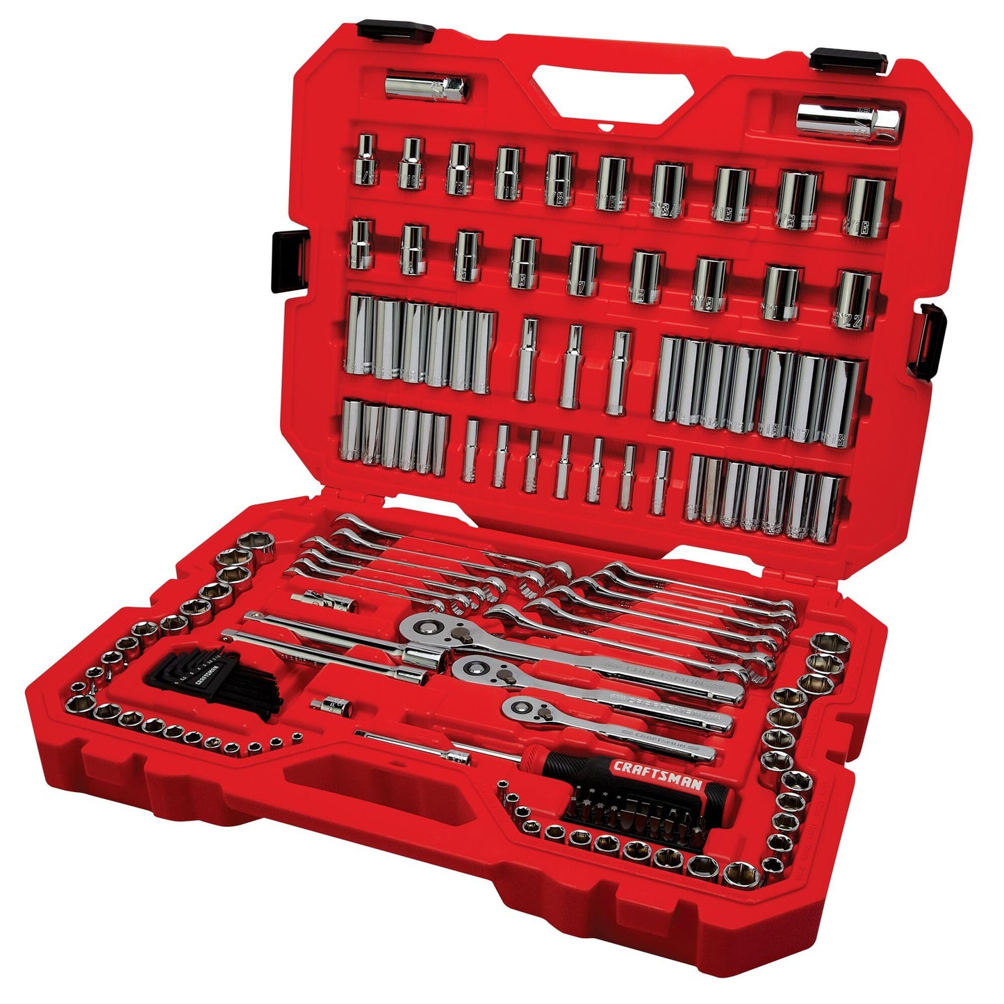 CRAFTSMAN Socket Set, 159 Piece Socket Wrench Set Mechanics Tools