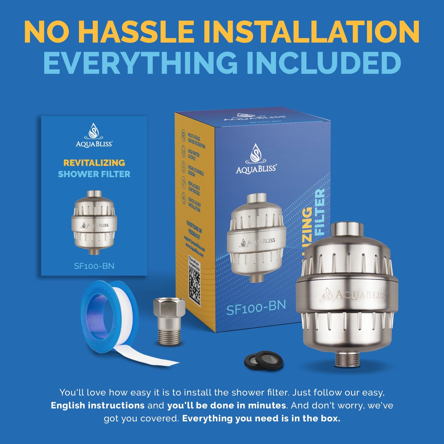 AquaBliss High Output Revitalizing Shower Filter